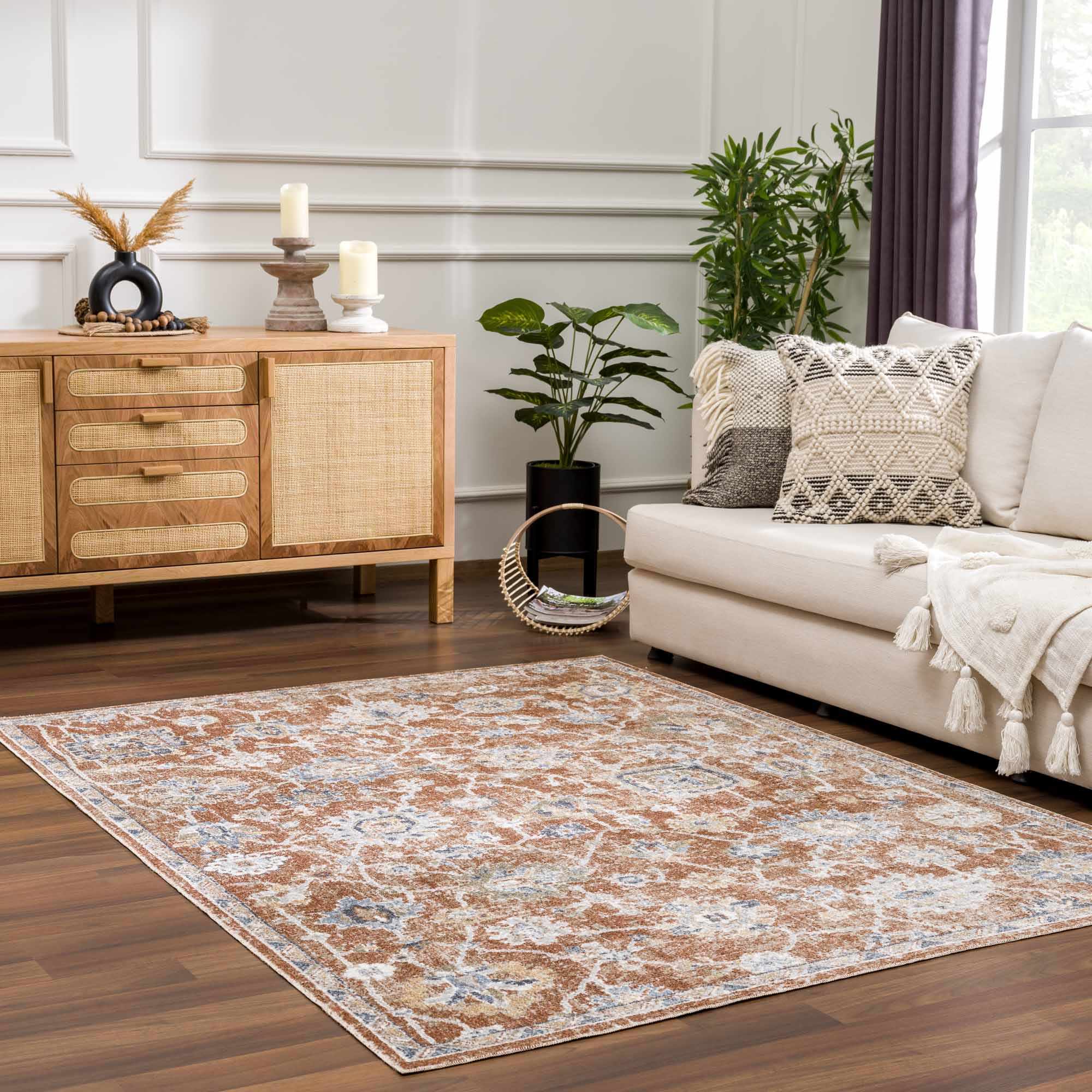 Chavi Washable Area Rug - Clearance - Image 7