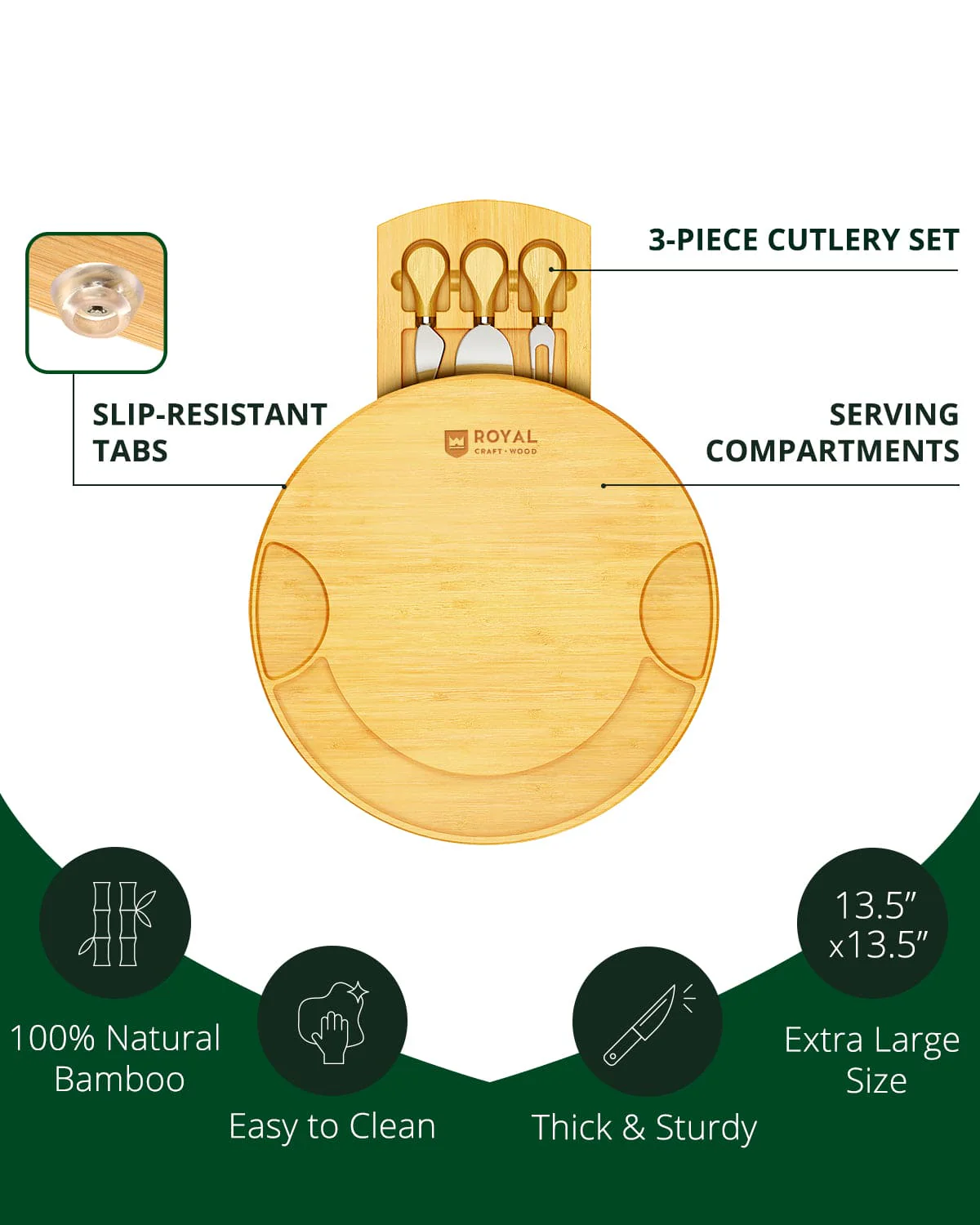 Cheese Board, Round - Image 2