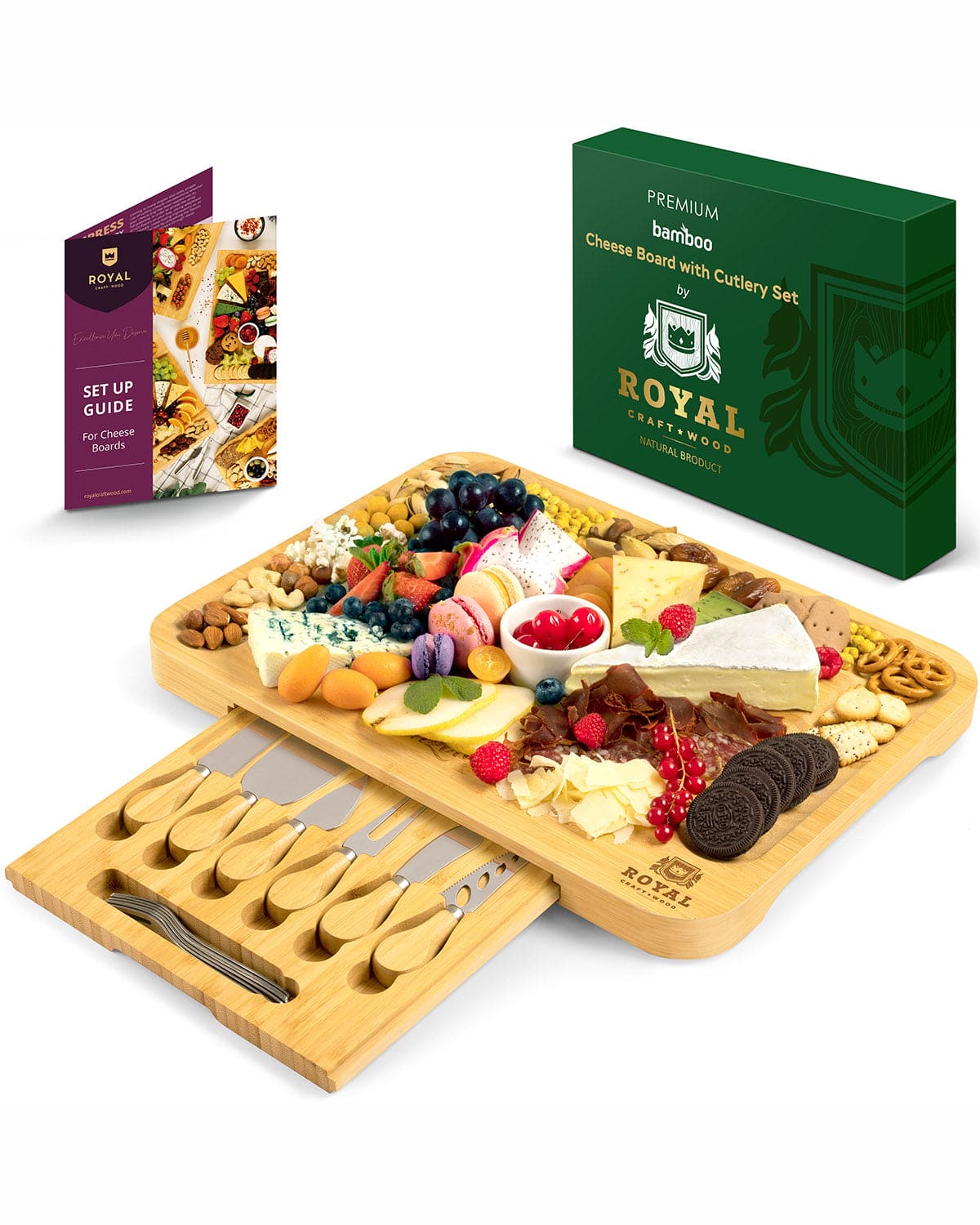 Cheese Board XXL with Cutlery Set - Image 8