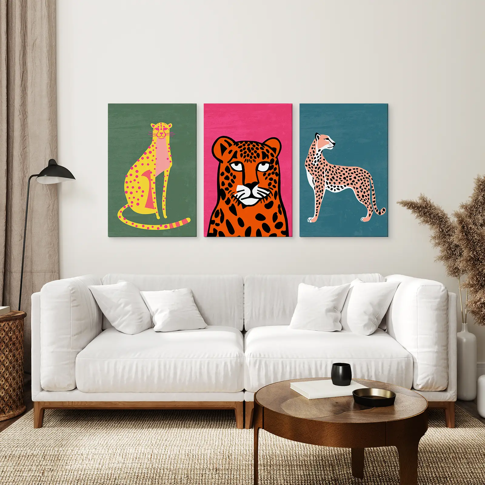 Cheetah Cat Prints Colorful Wall Art Decor - Image 4