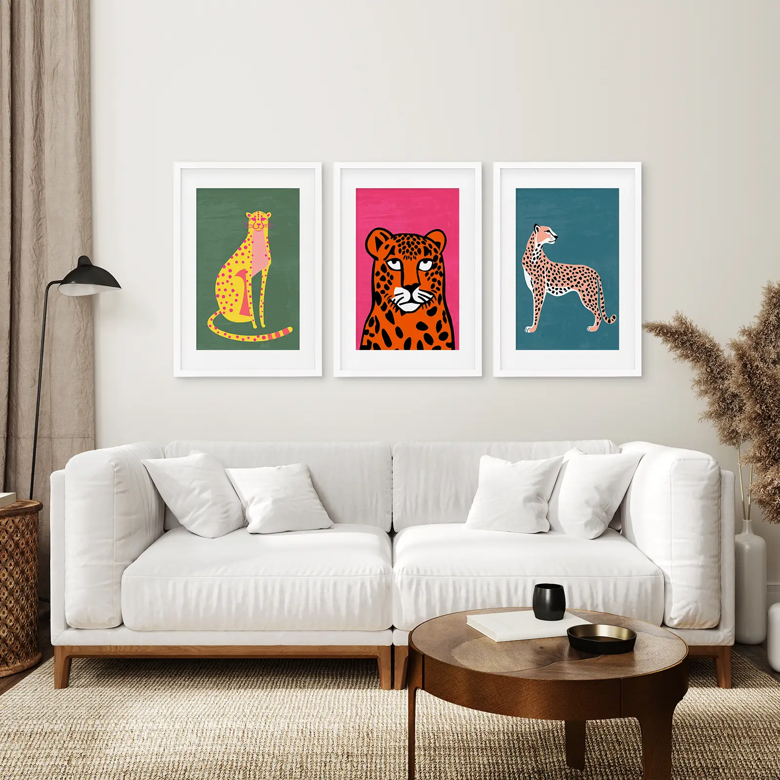 Cheetah Cat Prints Colorful Wall Art Decor - Image 5