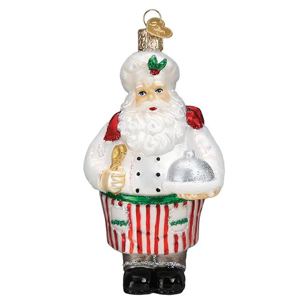 Chef Santa Ornament - Image 3