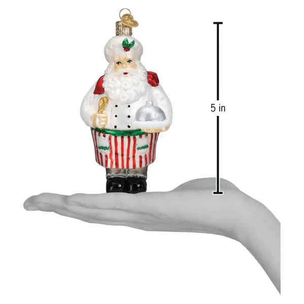 Chef Santa Ornament - Image 6