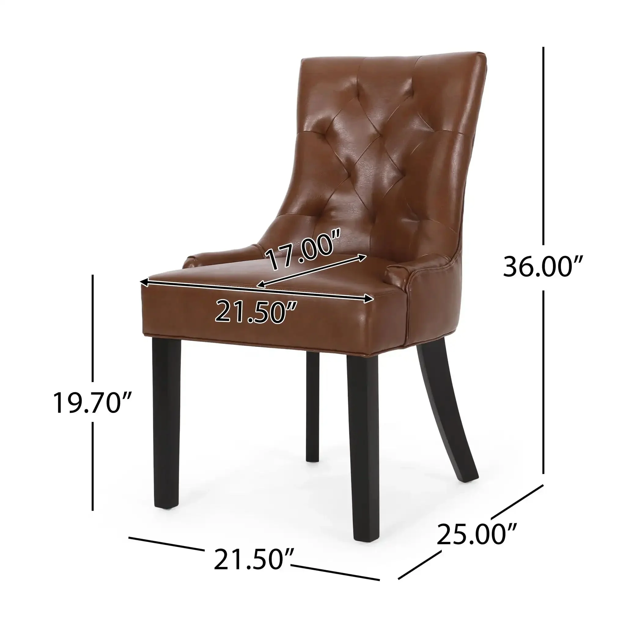 Cheney - Contemporary Dining Chair Tufted Upholstery (Set of 2) - Image 11