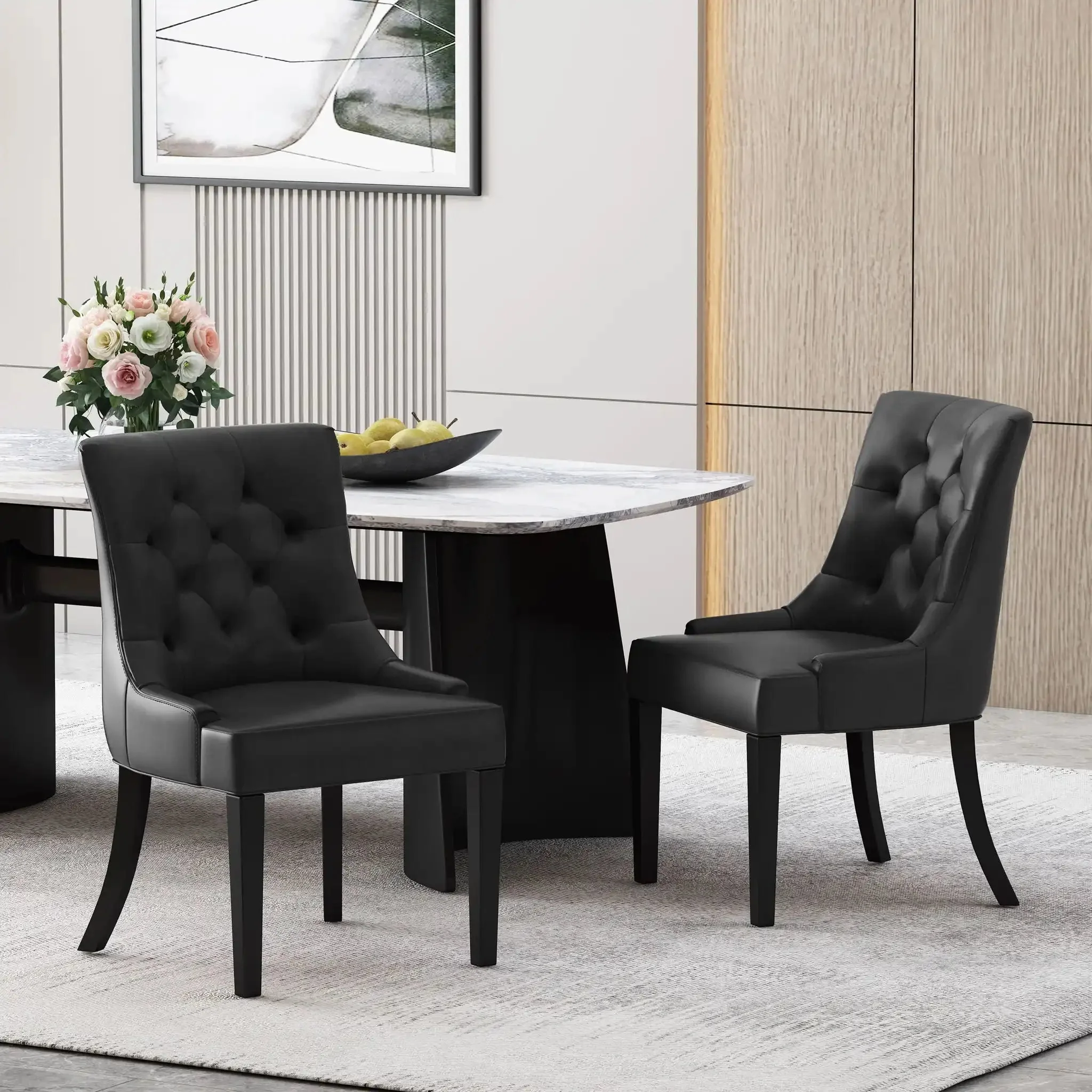 Cheney - Contemporary Dining Chair Tufted Upholstery (Set of 2) - Image 15