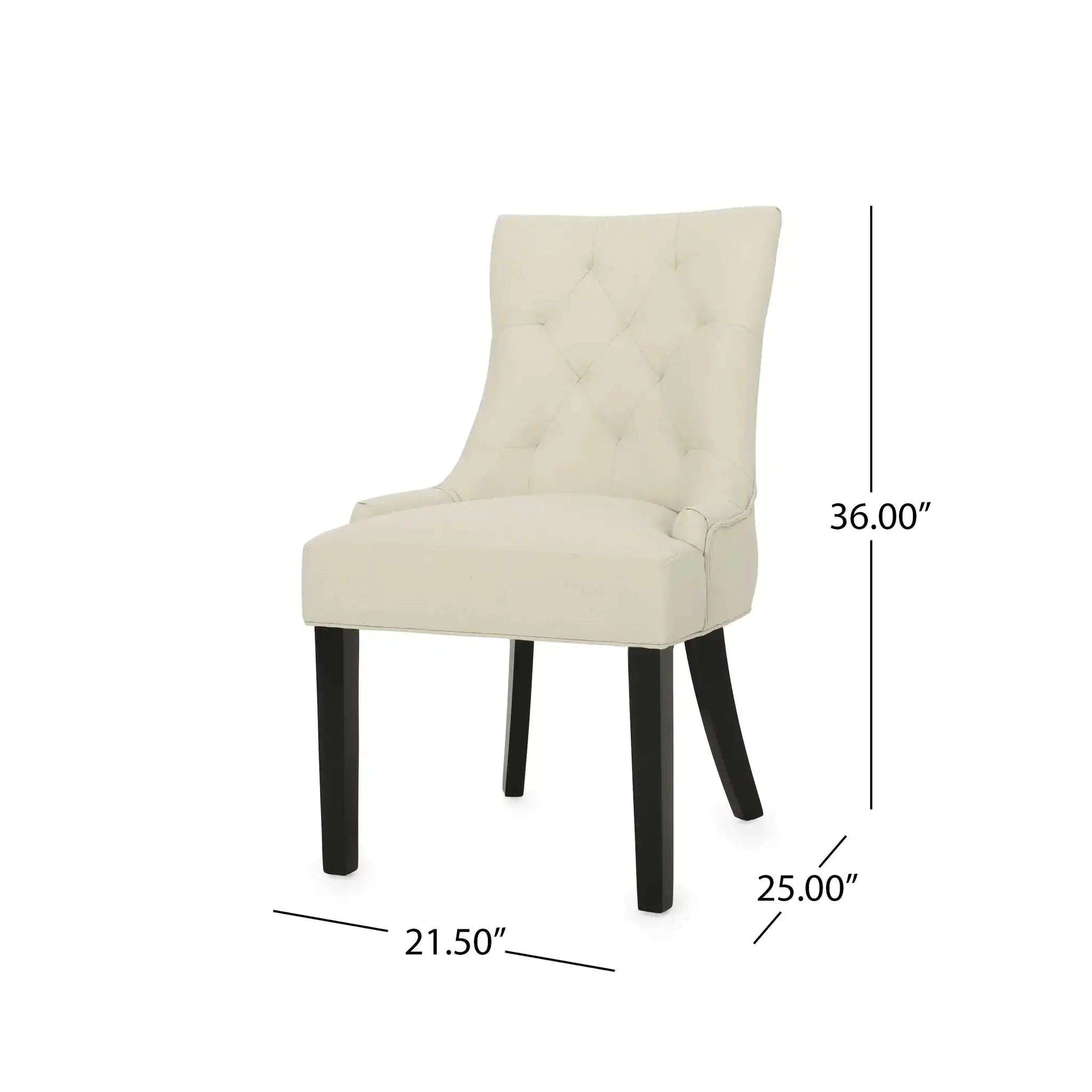 Cheney - Contemporary Dining Chair Tufted Upholstery (Set of 2) - Image 8