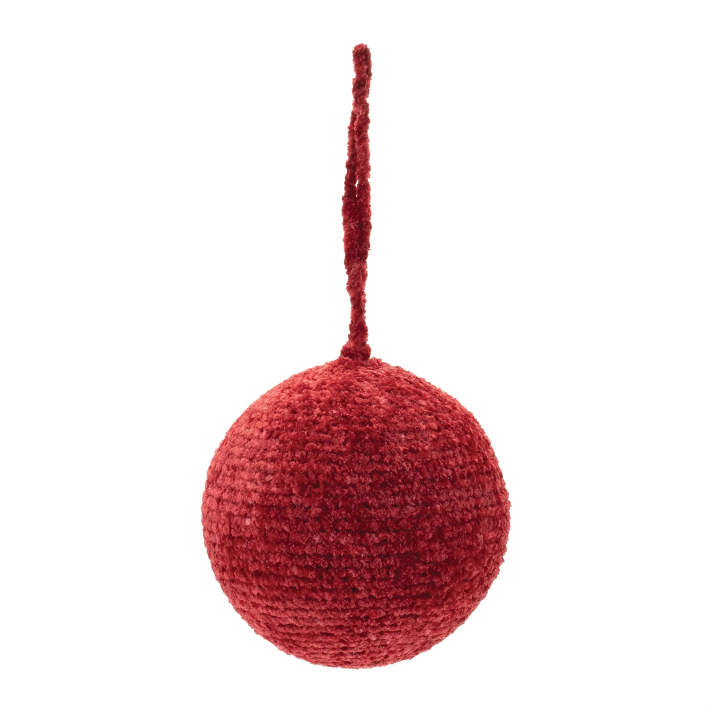 Chenille ball ornament (set of 3) - Image 2