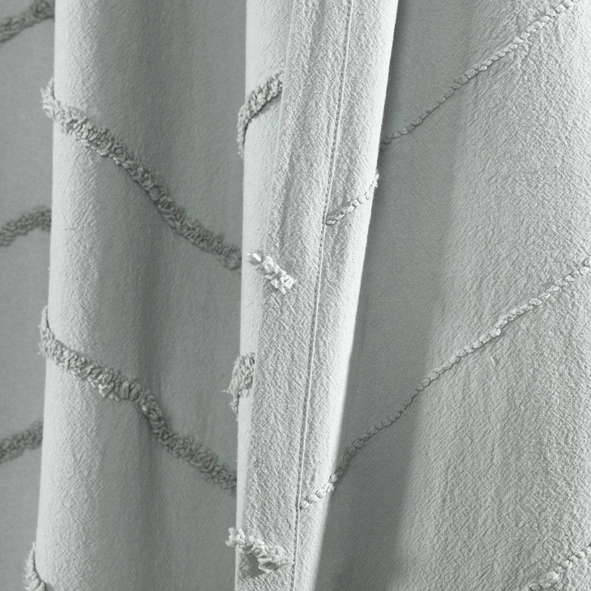 Chenille Chevron Shower Curtain - Image 11