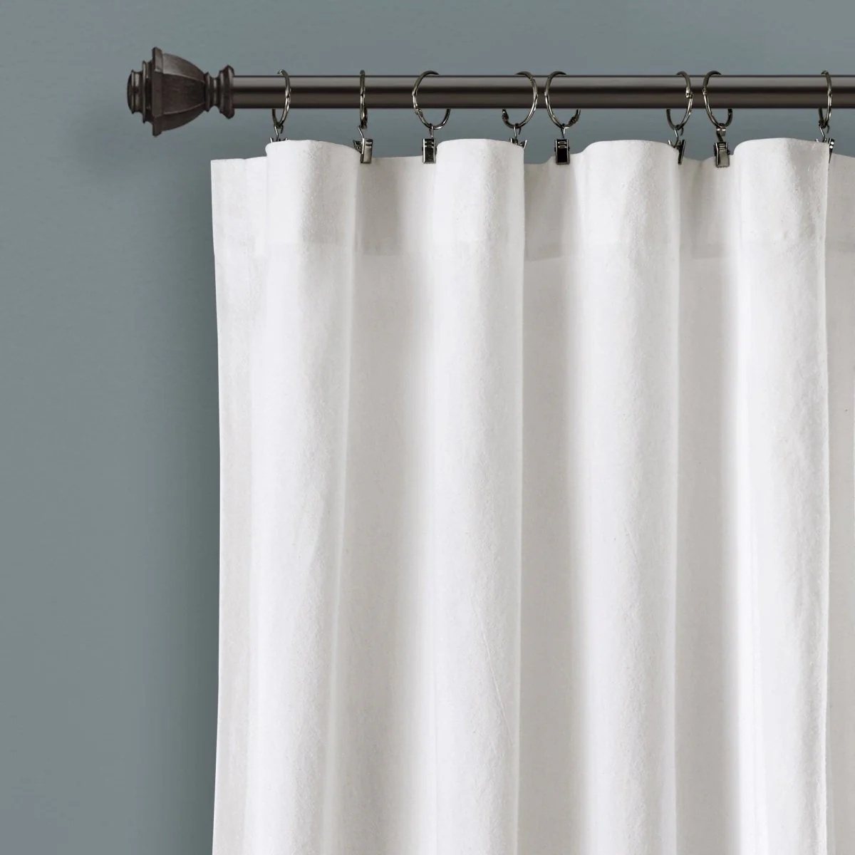 Chenille Chevron Window Curtain Panel Set - Image 10