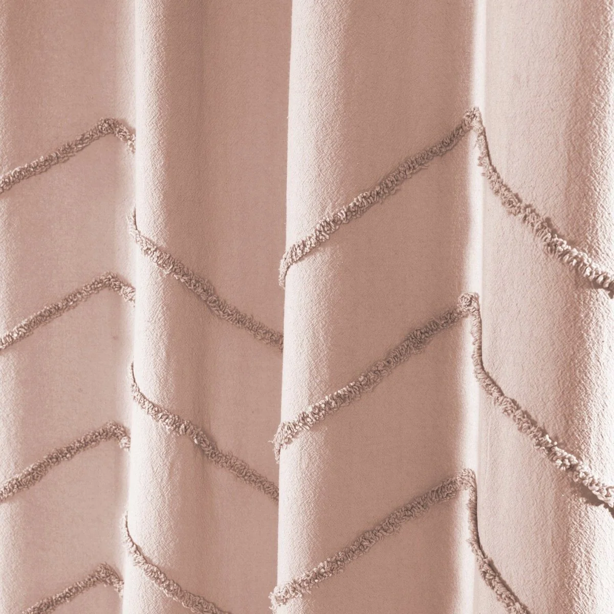 Chenille Chevron Window Curtain Panel Set - Image 15