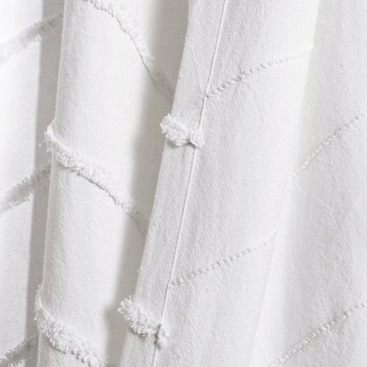 Chenille Chevron Window Curtain Panel Set - Image 19