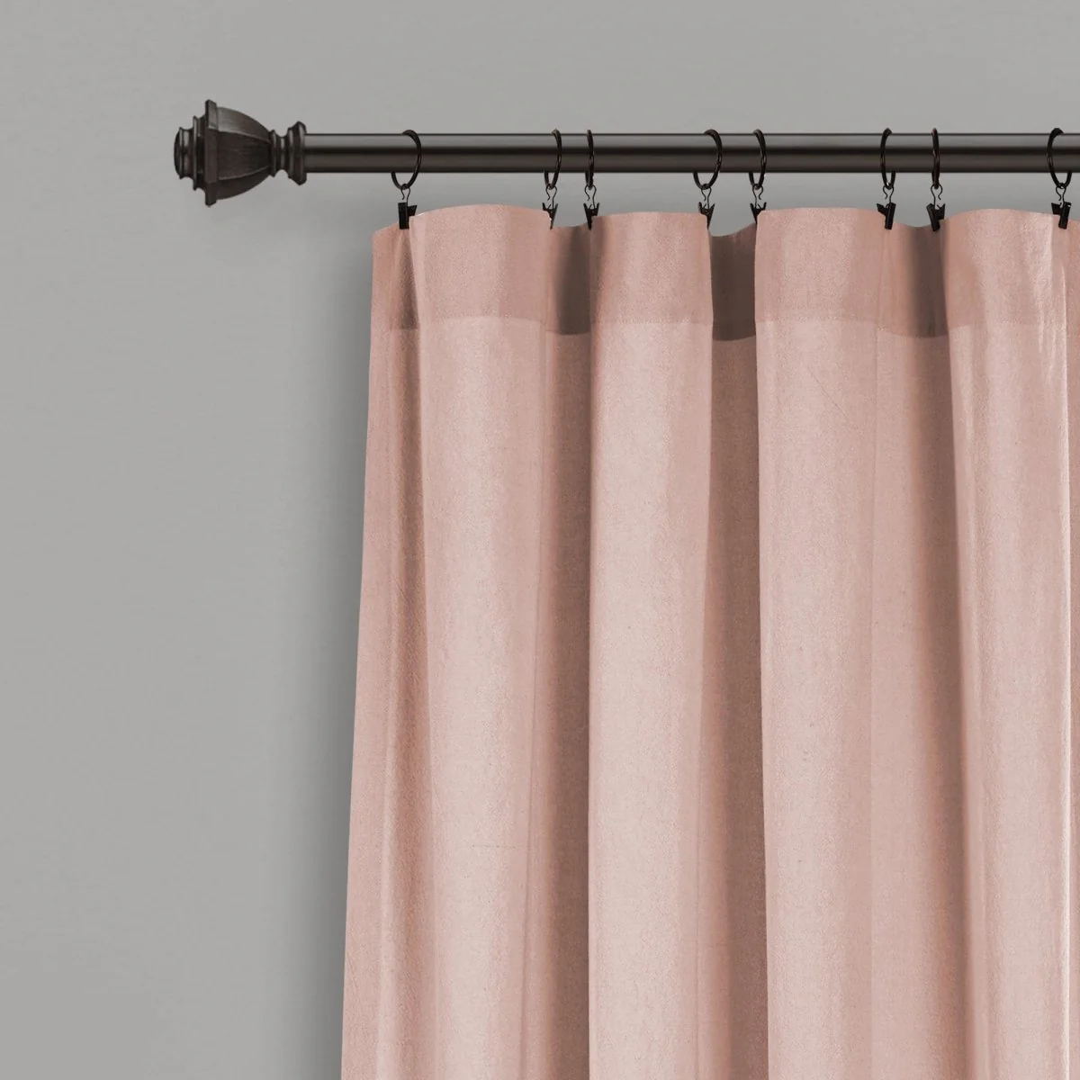 Chenille Chevron Window Curtain Panel Set - Image 9