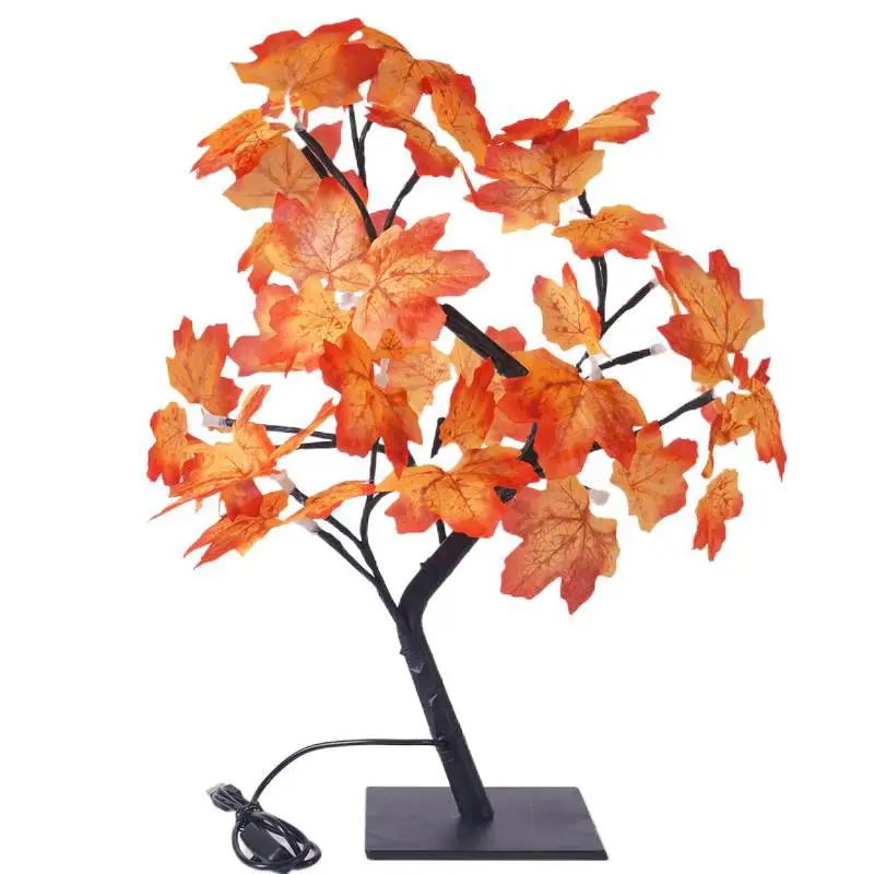 Cherry Blossom Tree LED Night Light USB Battery Touch Lamp Desktop Home Decor - Image 10