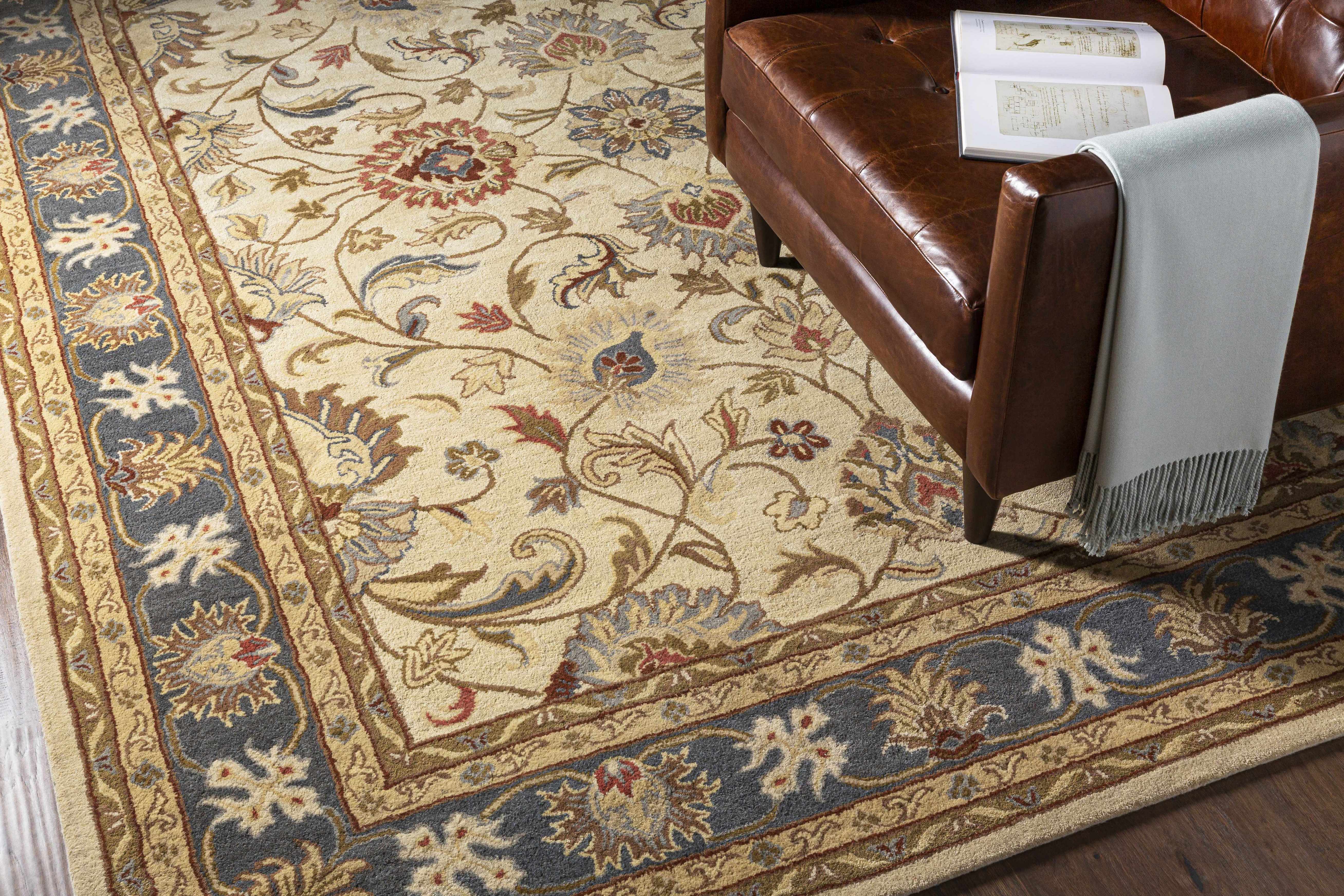 Cherryfield 1125 Yellow&Sage Wool Rug - Image 3