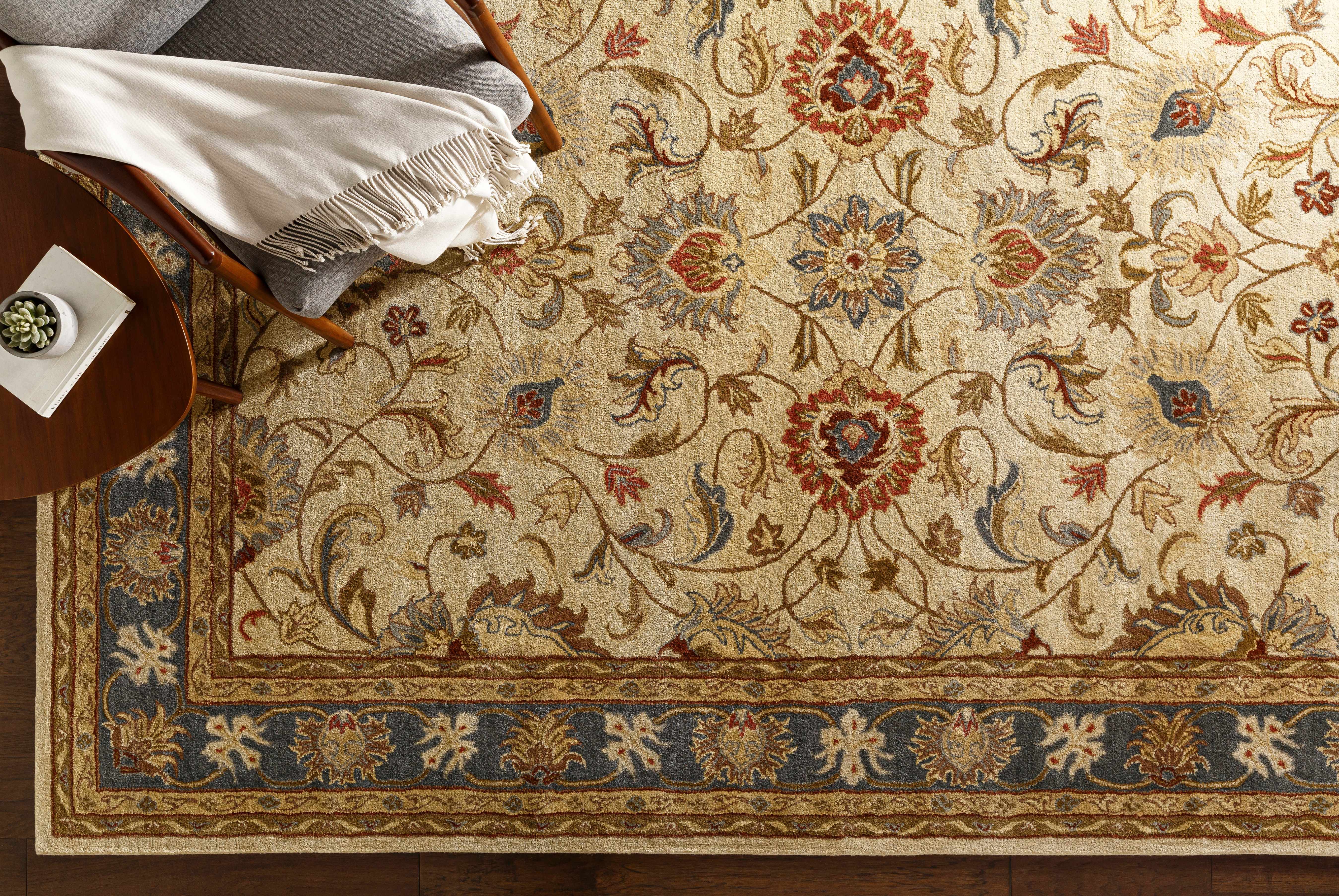 Cherryfield 1125 Yellow&Sage Wool Rug - Image 6