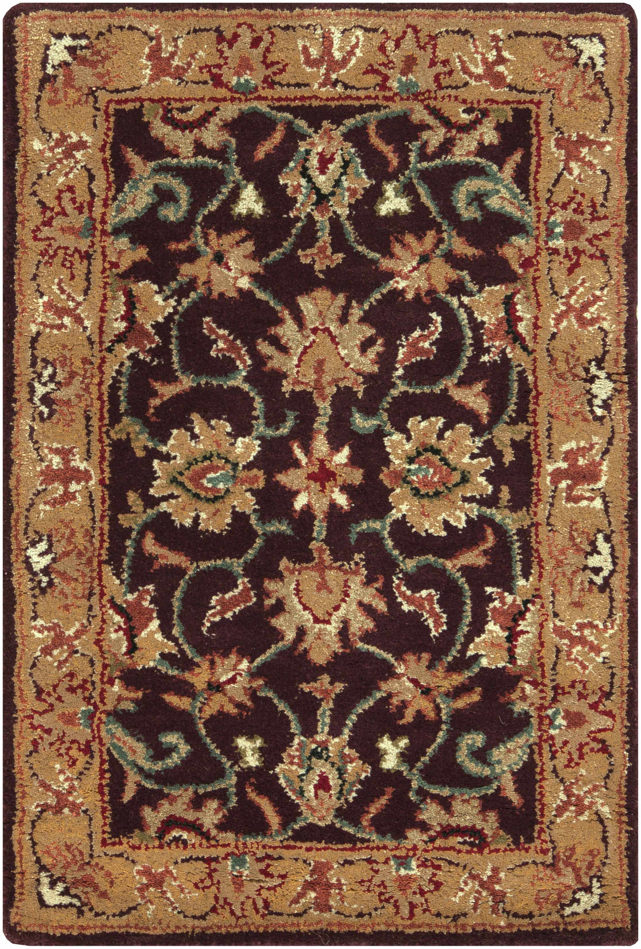 Cherryfield Burgundy 1024 Wool Area Rug - Image 11
