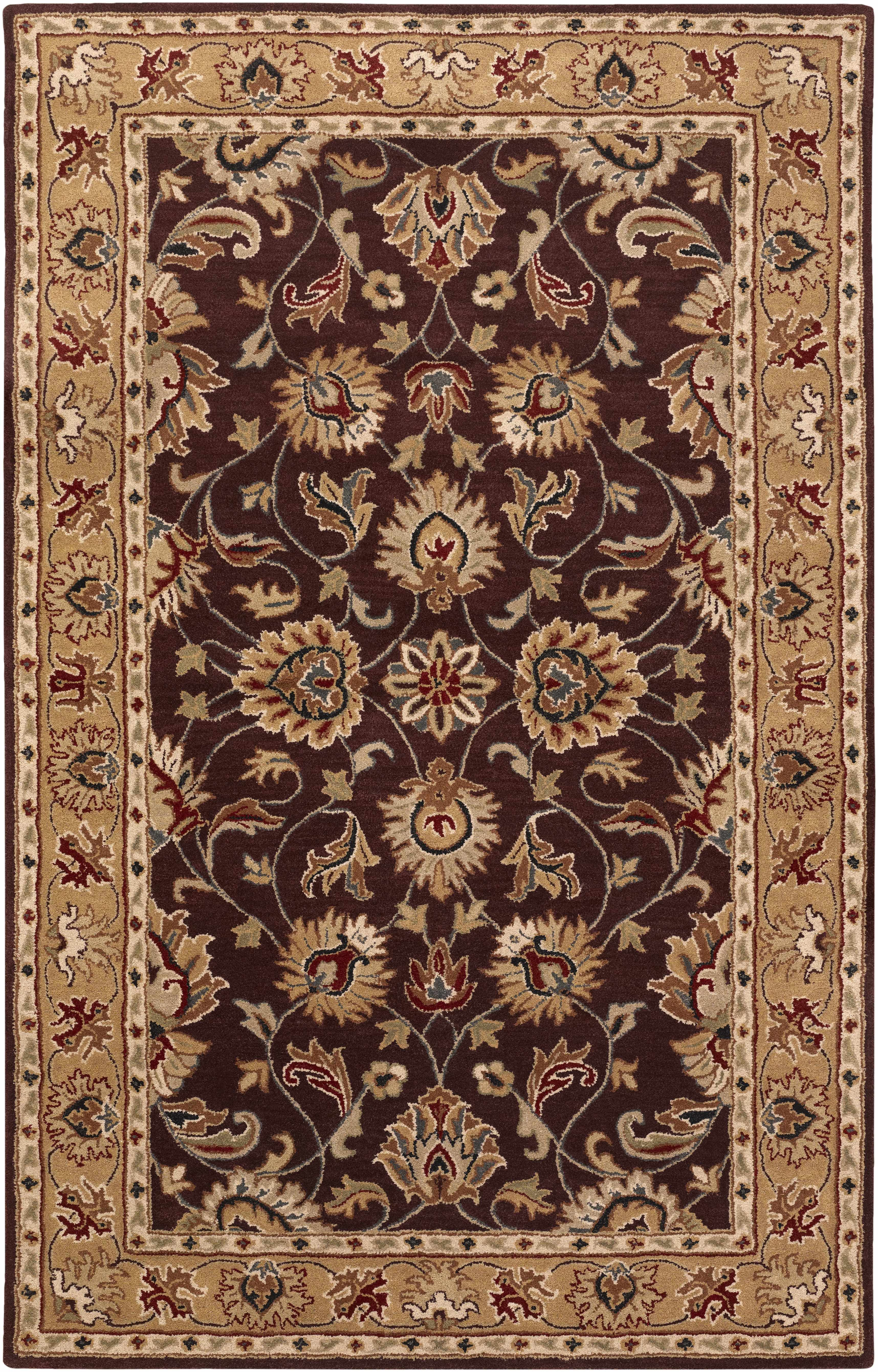 Cherryfield Burgundy 1024 Wool Area Rug - Image 13