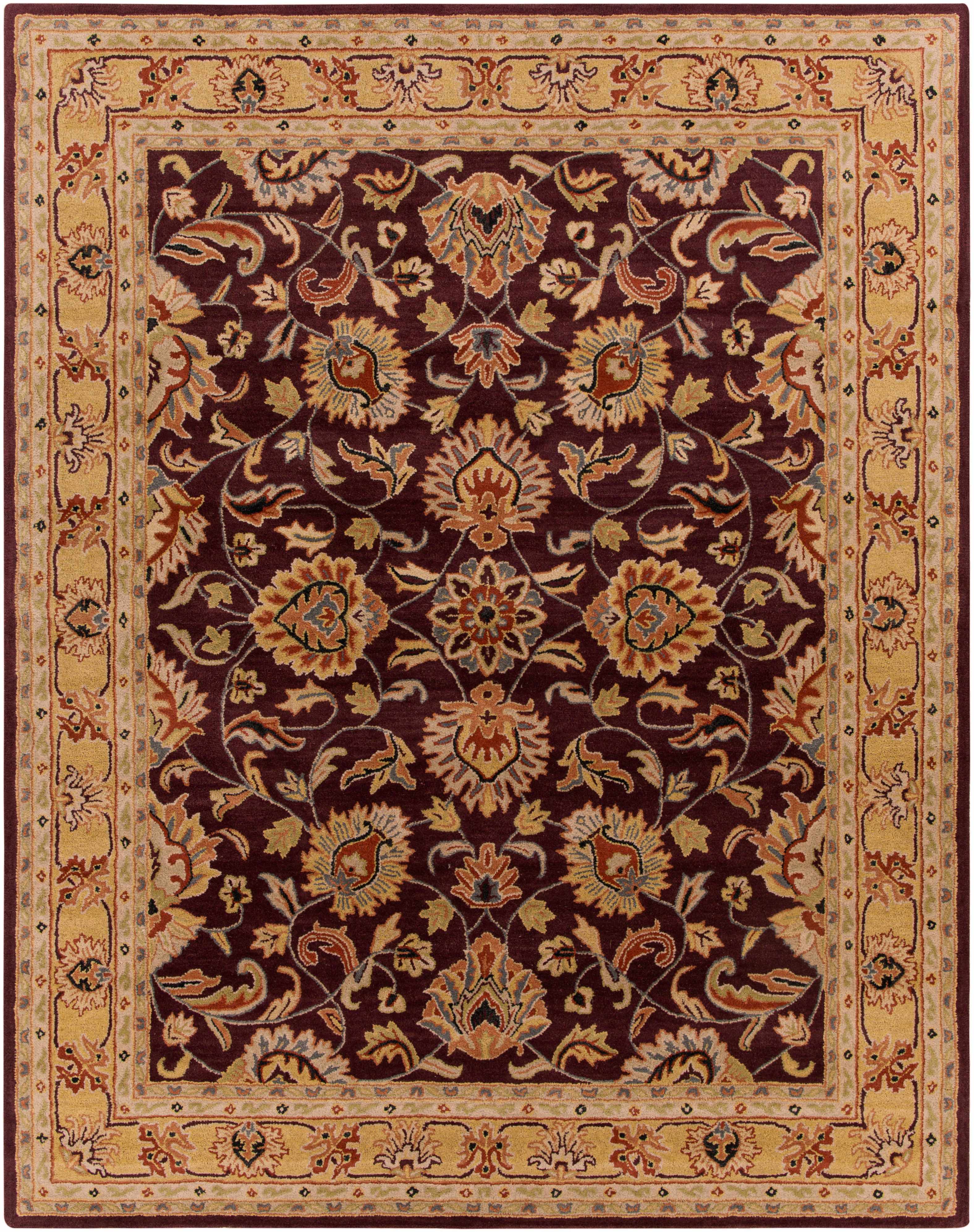 Cherryfield Burgundy 1024 Wool Area Rug - Image 14