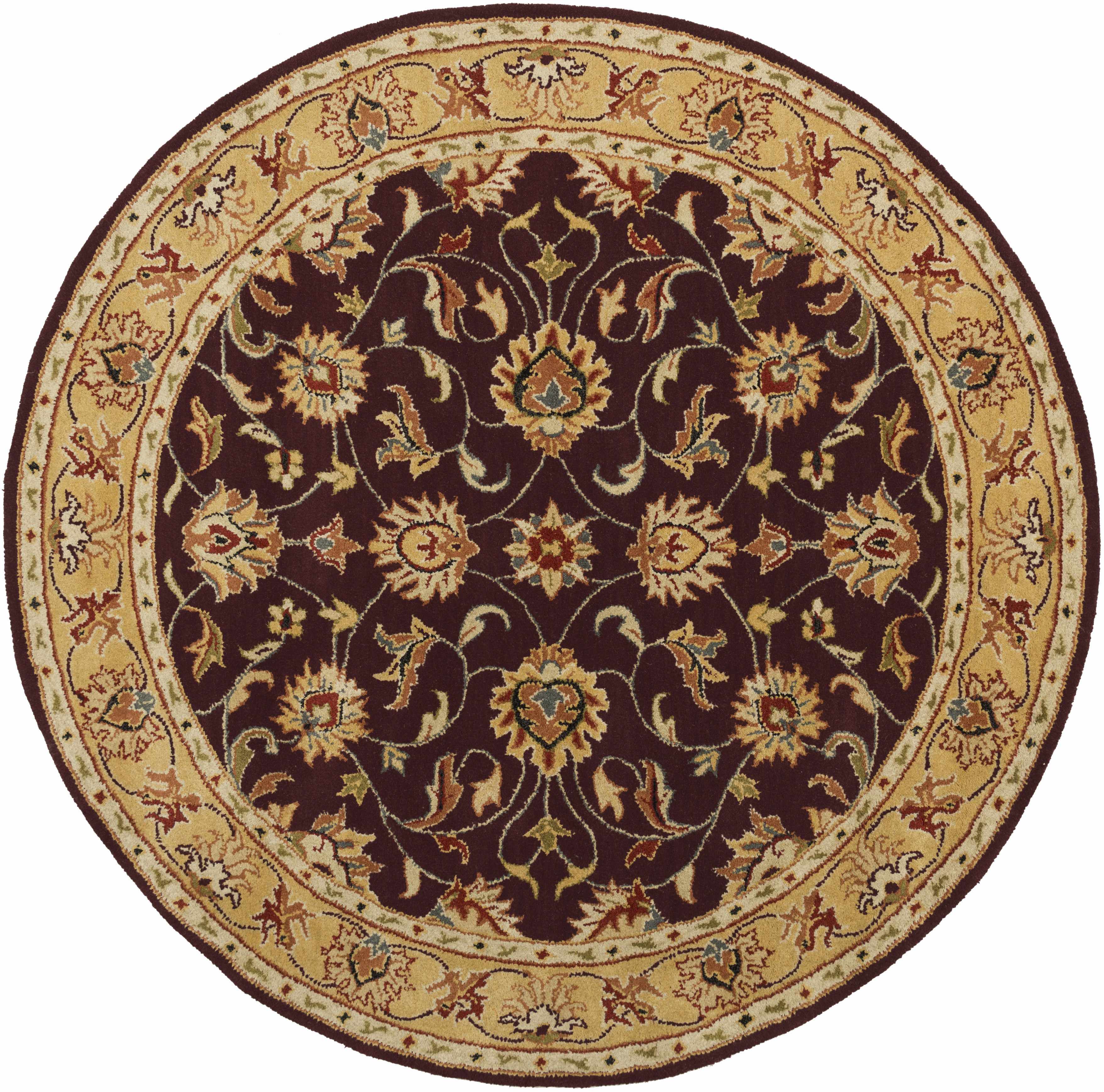 Cherryfield Burgundy 1024 Wool Area Rug - Image 5