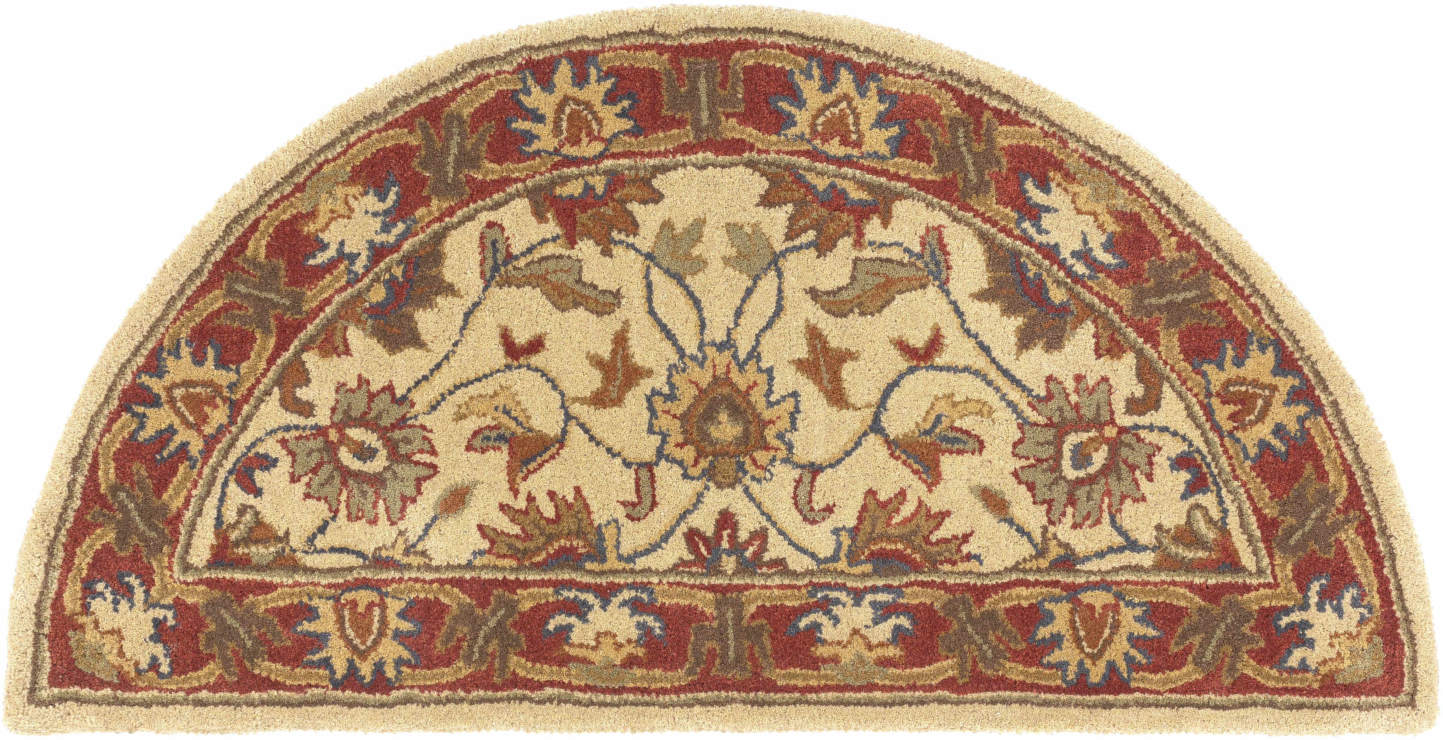 Cherryfield Hand Tufted Brown & Rust 1001 Wool Rug - Image 13