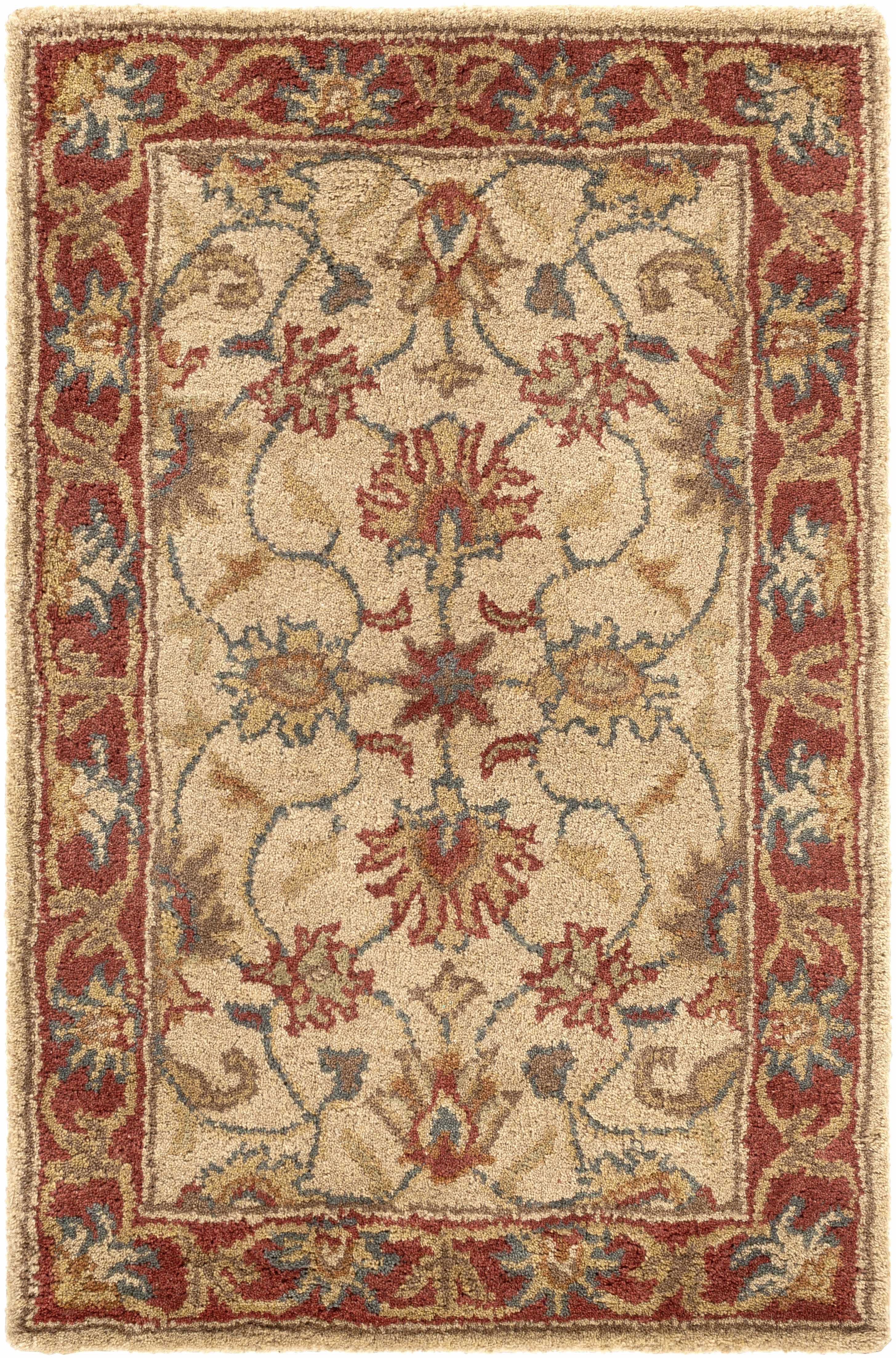 Cherryfield Hand Tufted Brown & Rust 1001 Wool Rug - Image 14