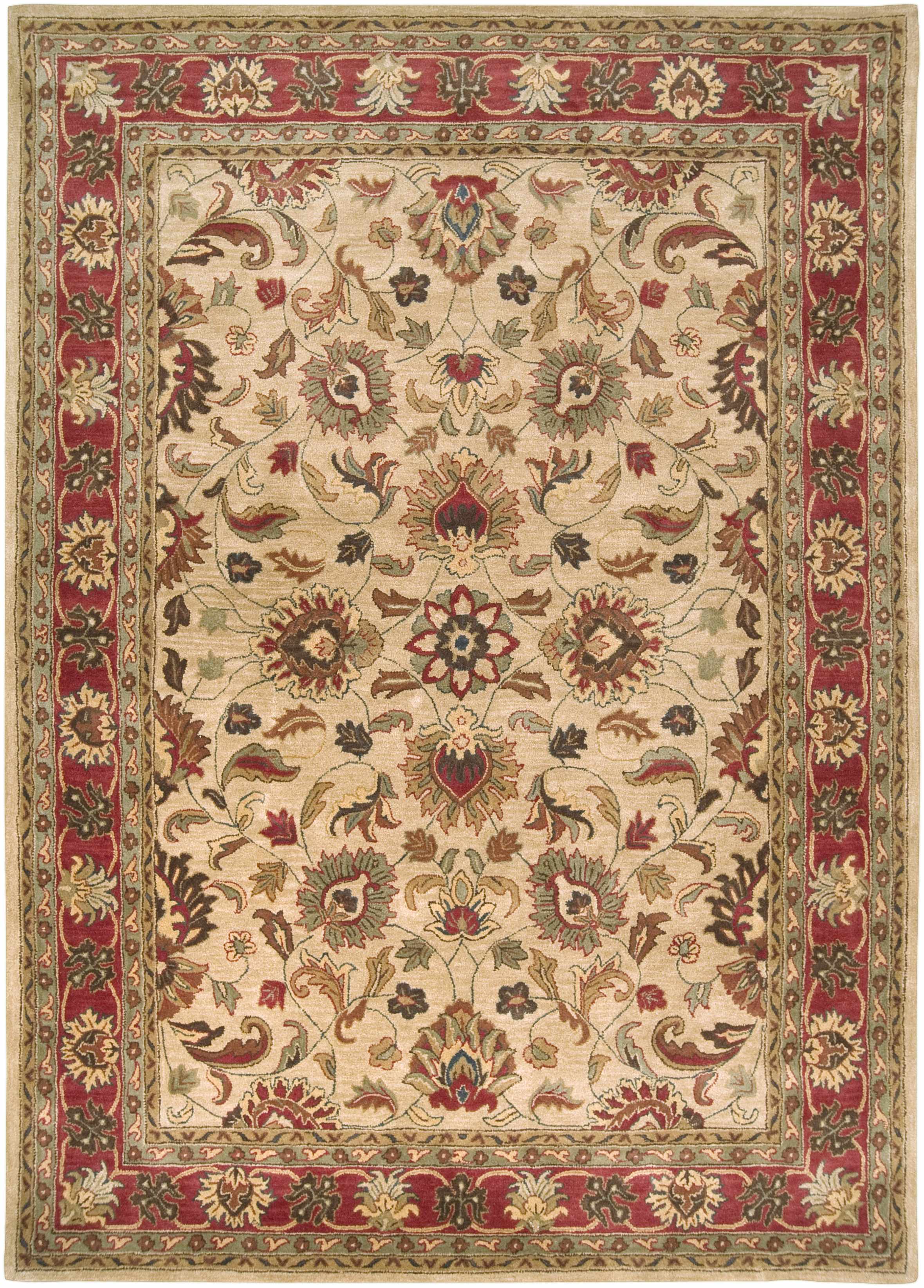 Cherryfield Hand Tufted Brown & Rust 1001 Wool Rug - Image 17