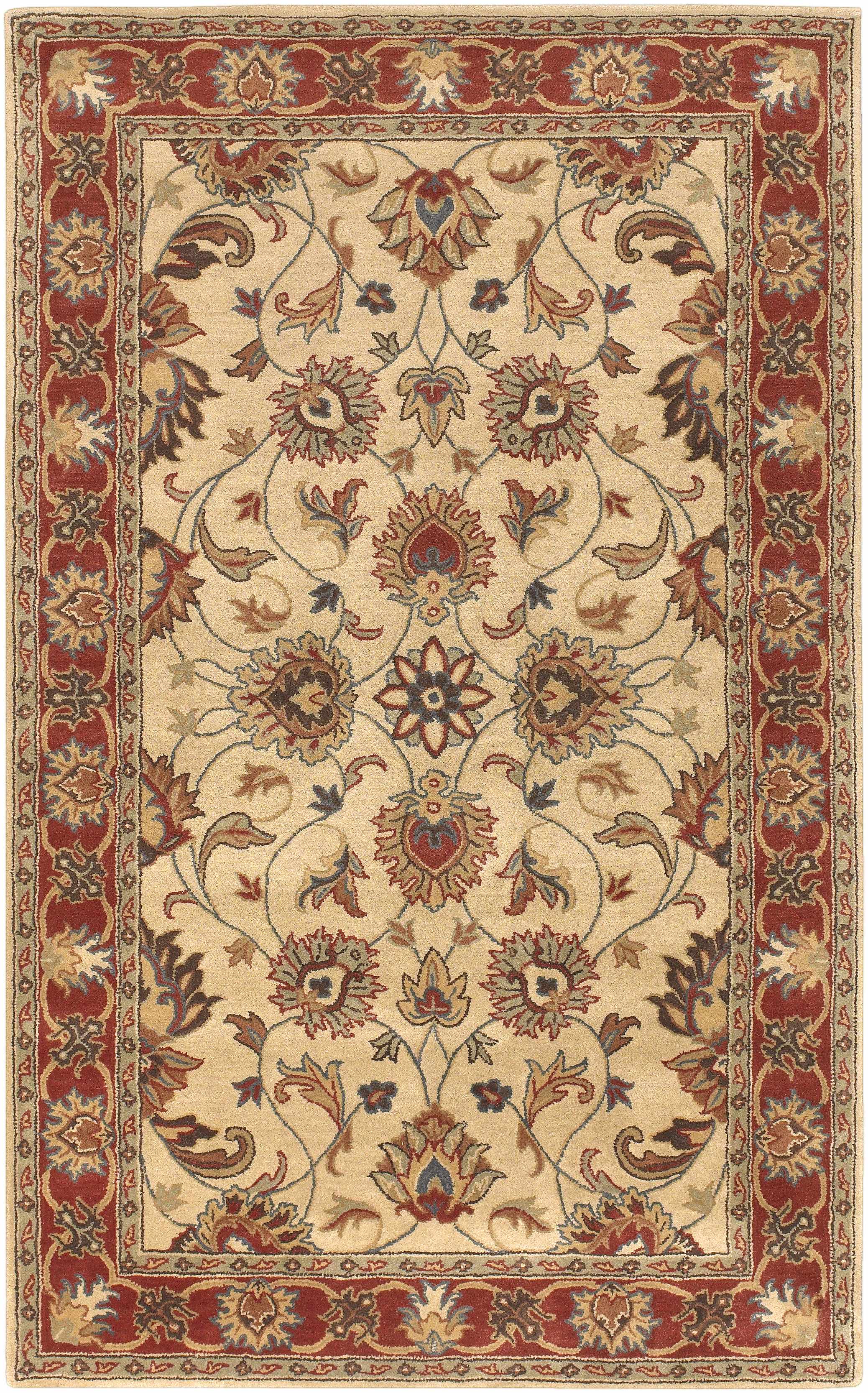 Cherryfield Hand Tufted Brown & Rust 1001 Wool Rug - Image 19