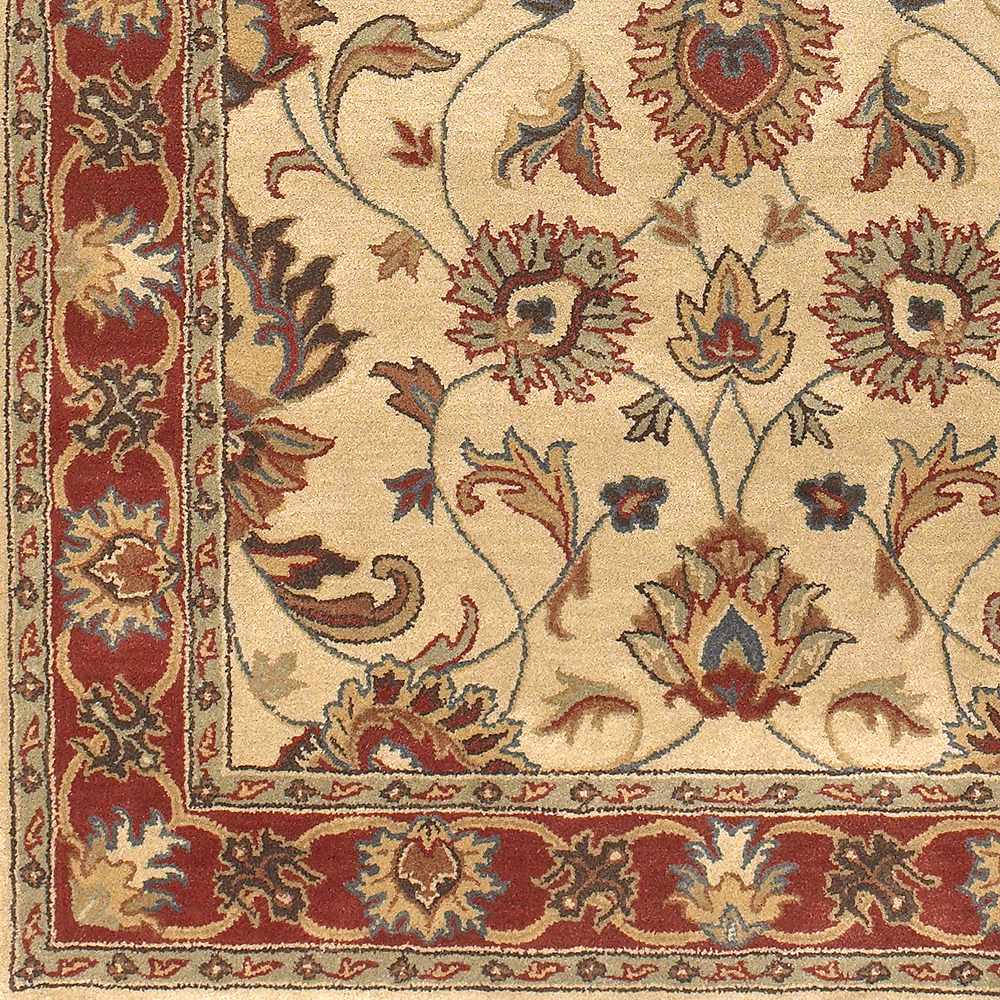 Cherryfield Hand Tufted Brown & Rust 1001 Wool Rug - Image 7