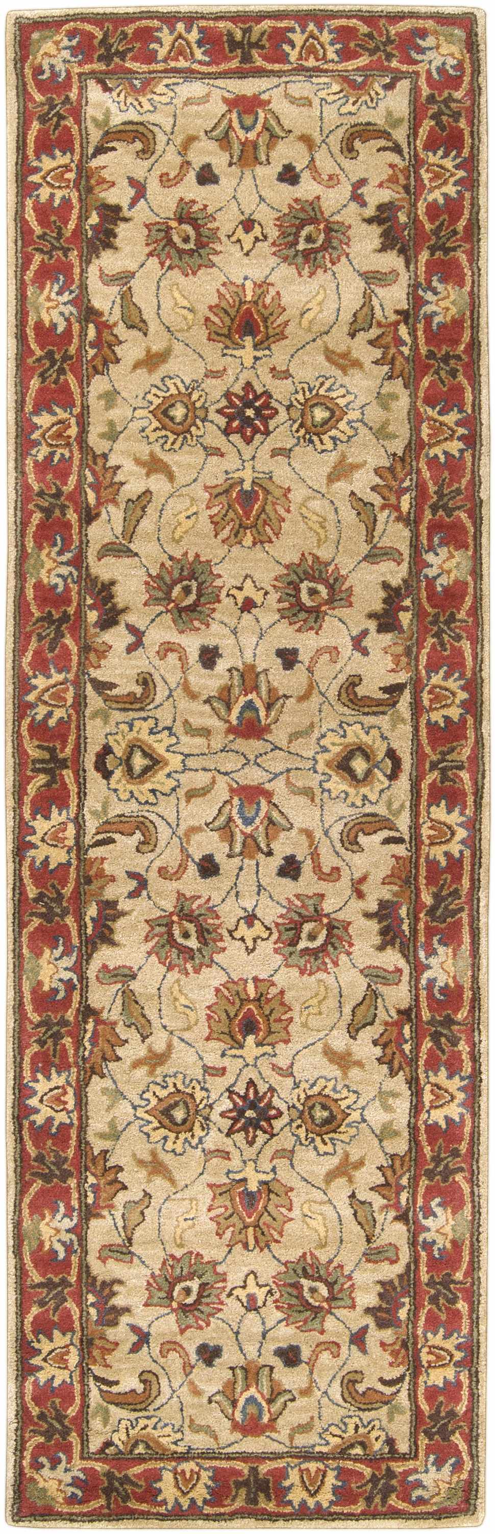 Cherryfield Hand Tufted Brown & Rust 1001 Wool Rug - Image 8
