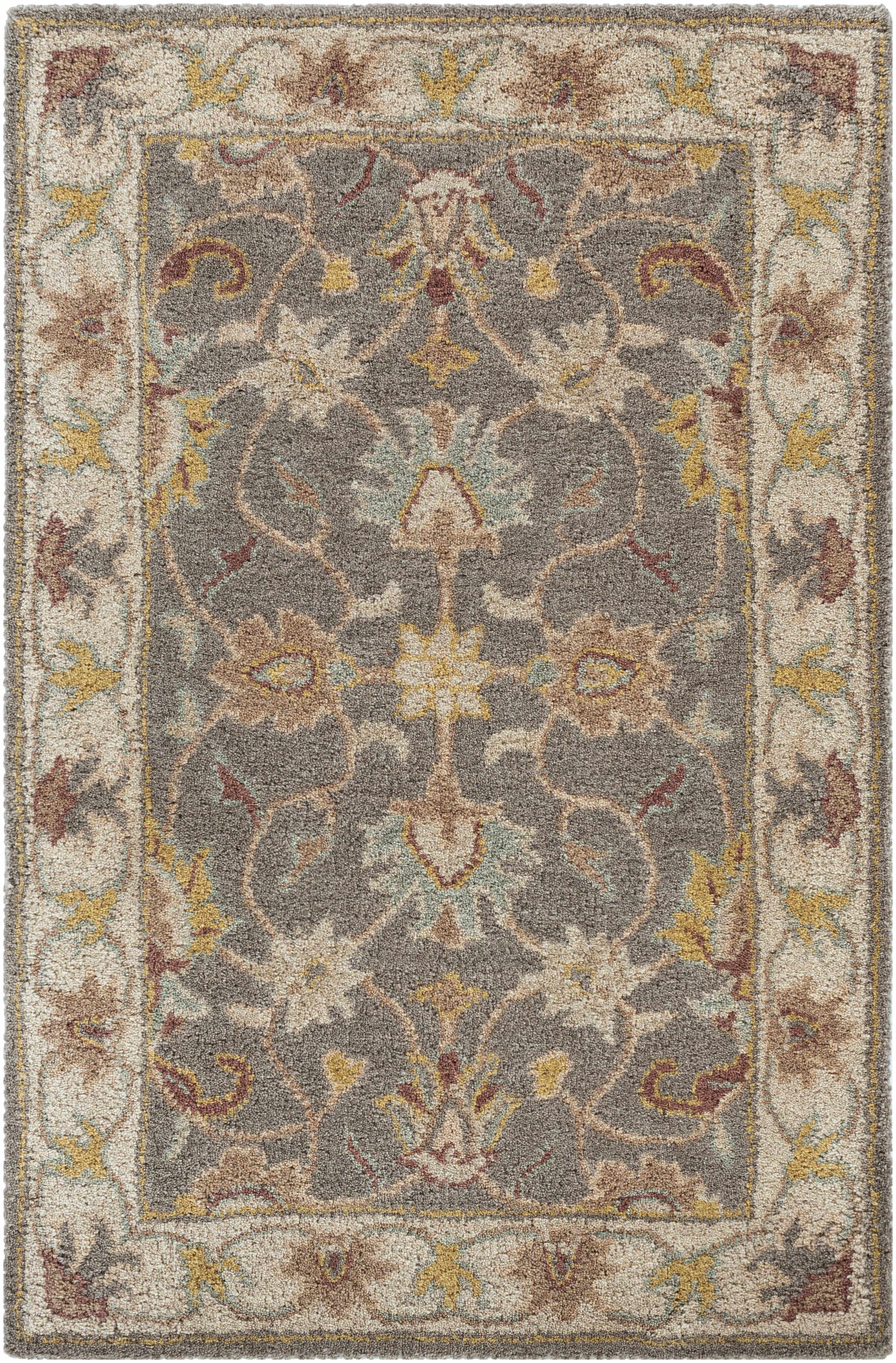Cherryfield Hand Tufted Taupe Wool Rug - Image 10