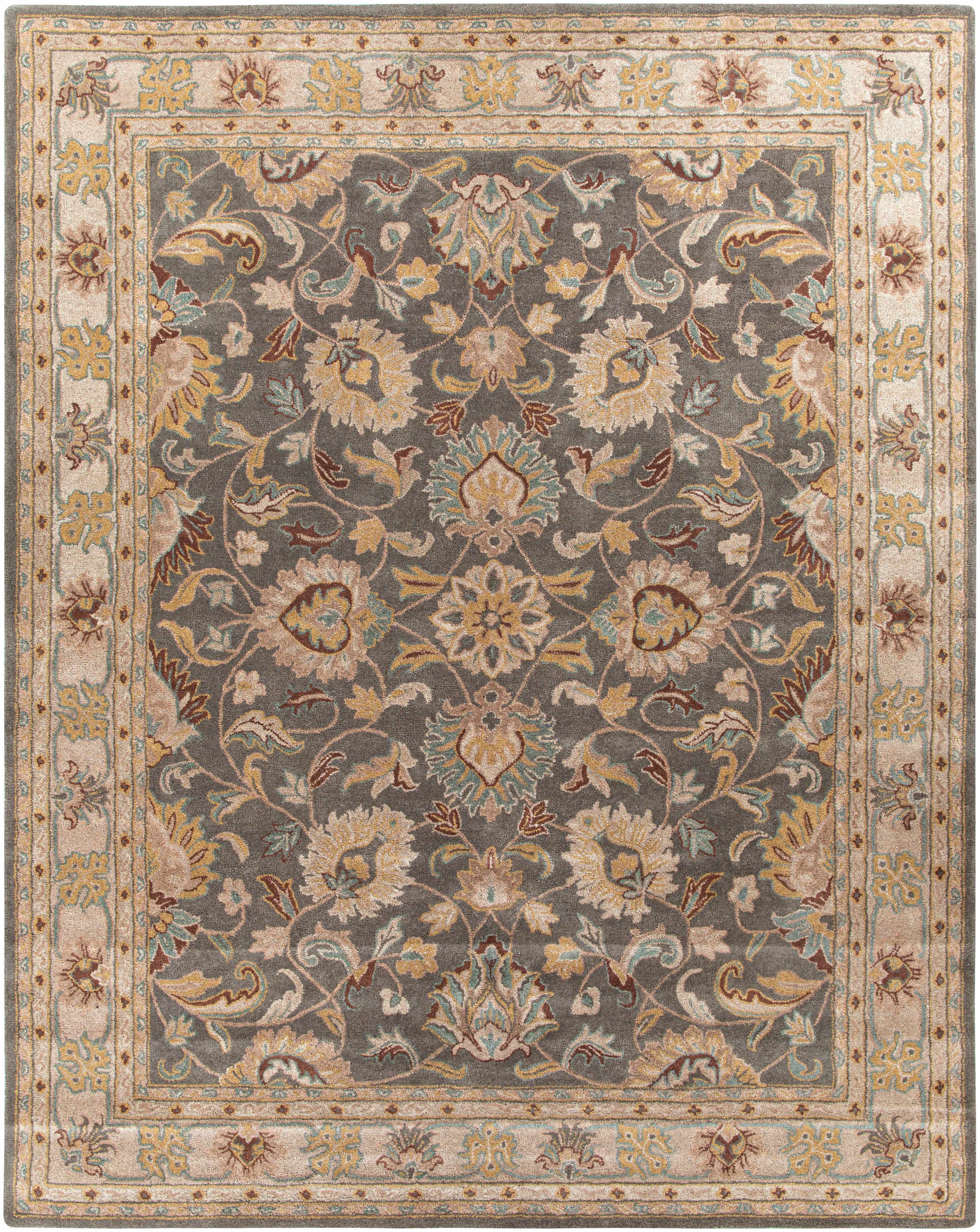 Cherryfield Hand Tufted Taupe Wool Rug - Image 17