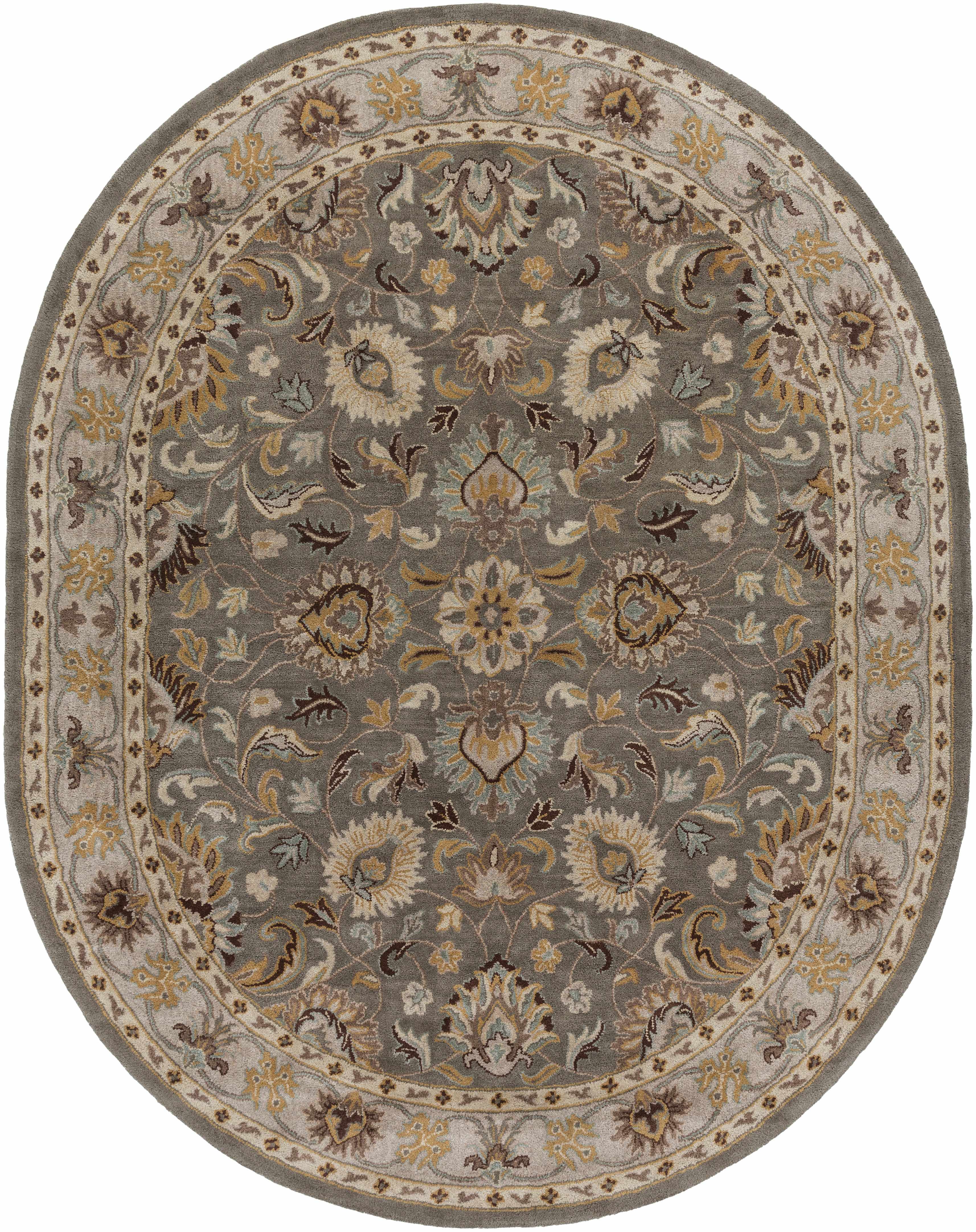 Cherryfield Hand Tufted Taupe Wool Rug - Image 8