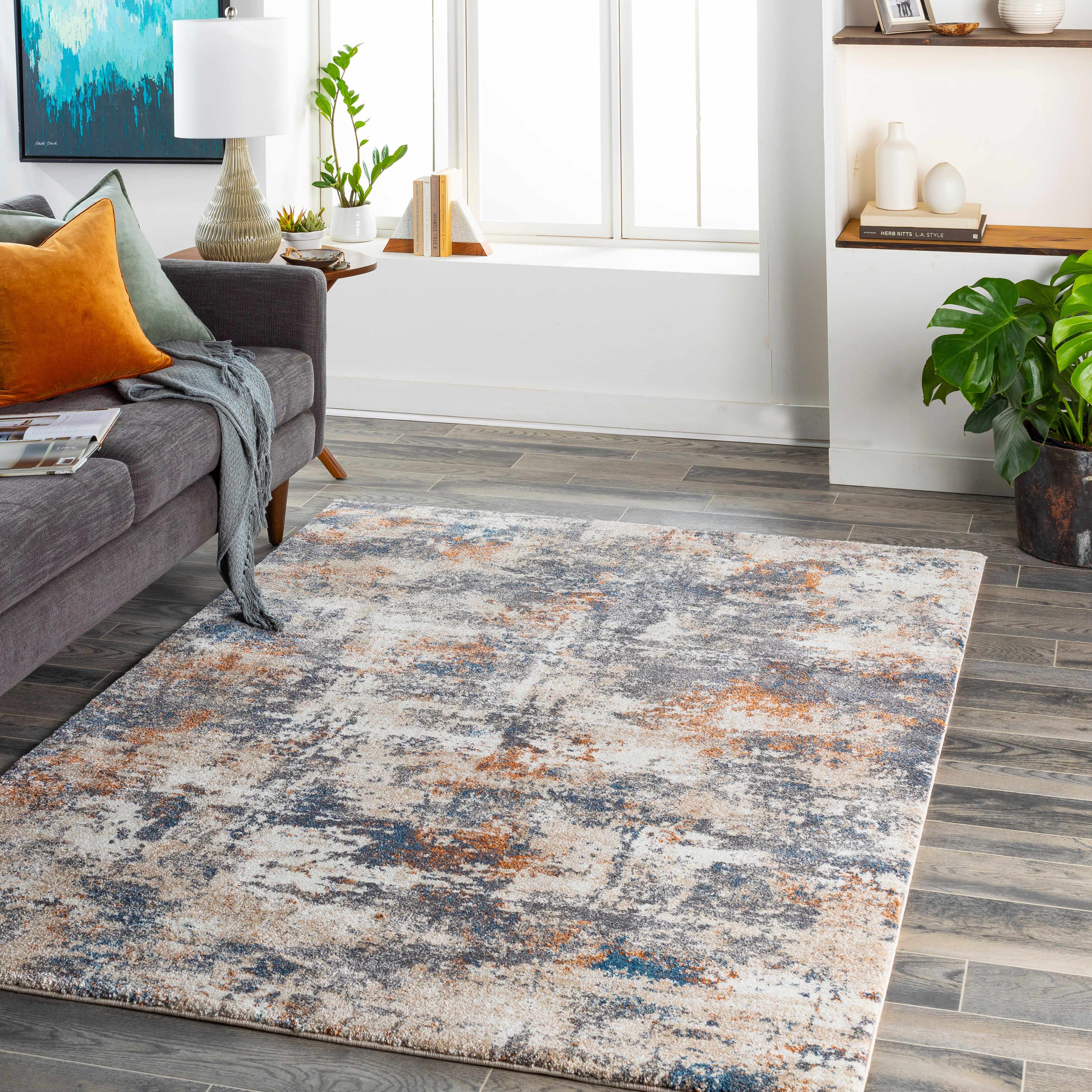 Chetwynd Abstract Thick Rug - Image 2
