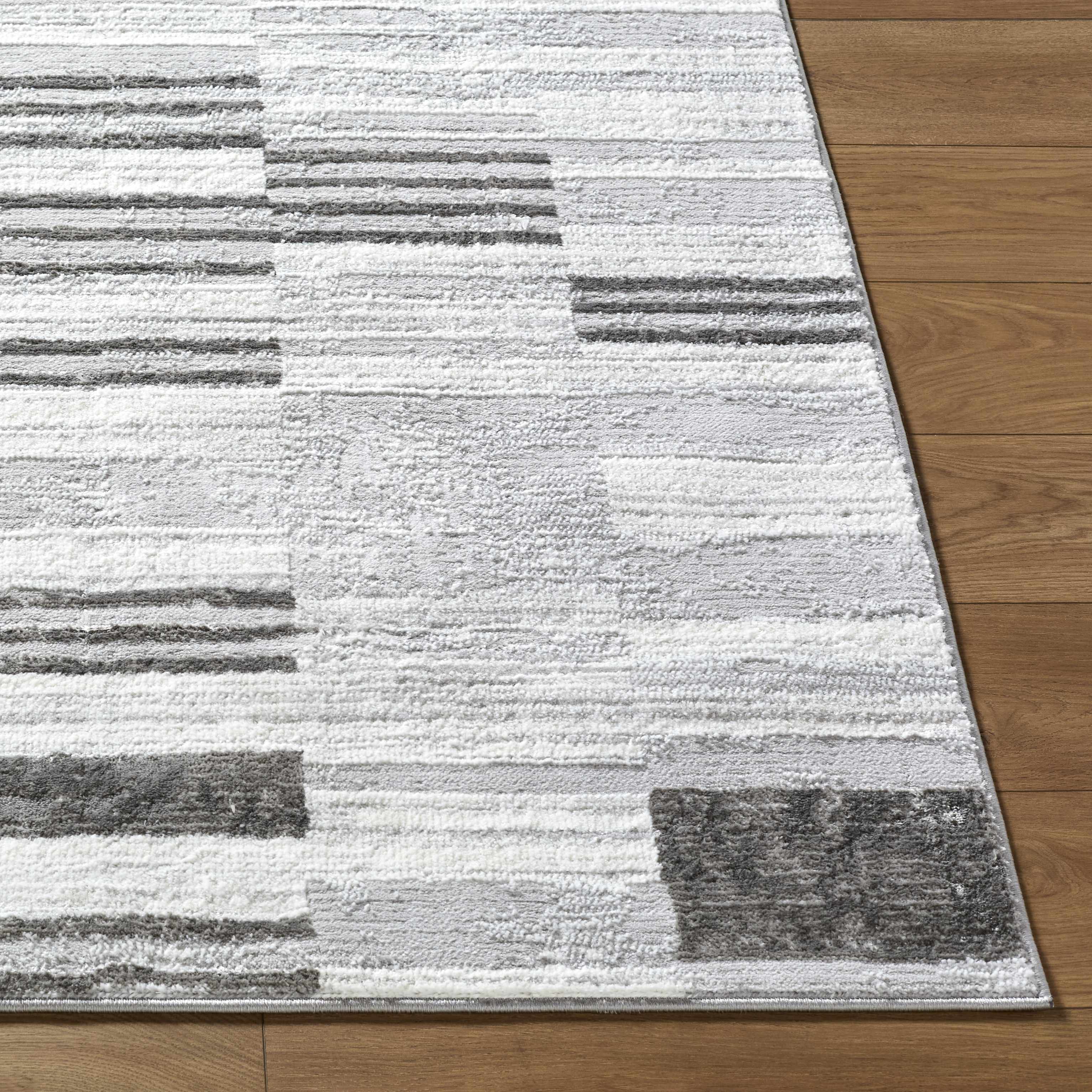 Chiaki Light Gray Area Rug - Image 3