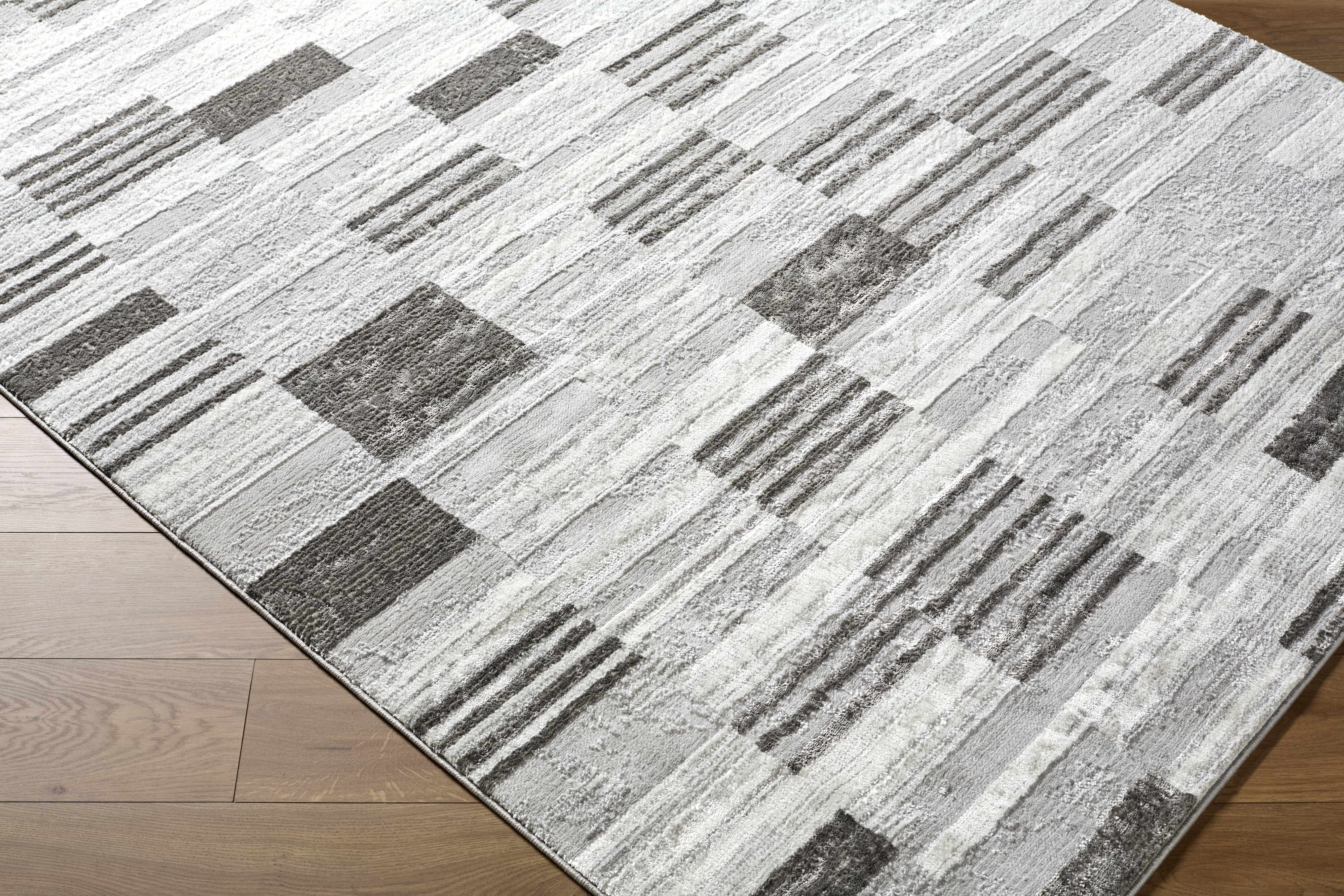 Chiaki Light Gray Area Rug - Image 4