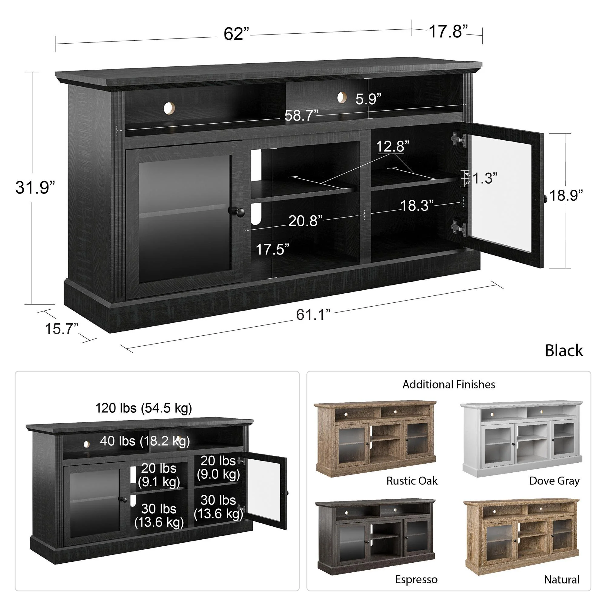 Chicago - TV Stand - Natural - Image 3