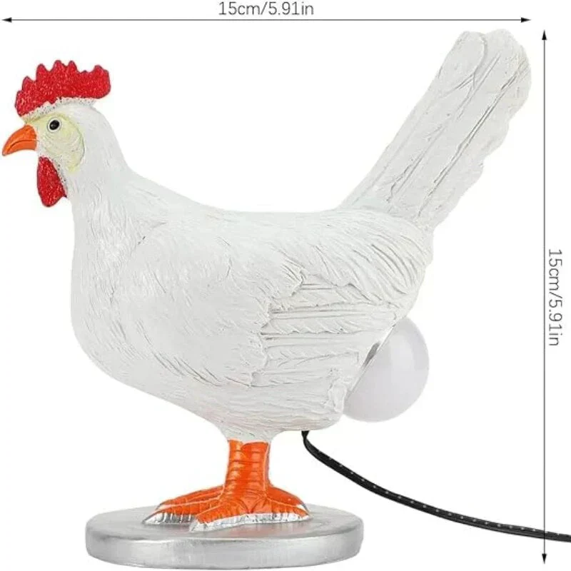 Chicken Table Lamp LED Novelty Night Light Easter Decorative Lamp - Image 3