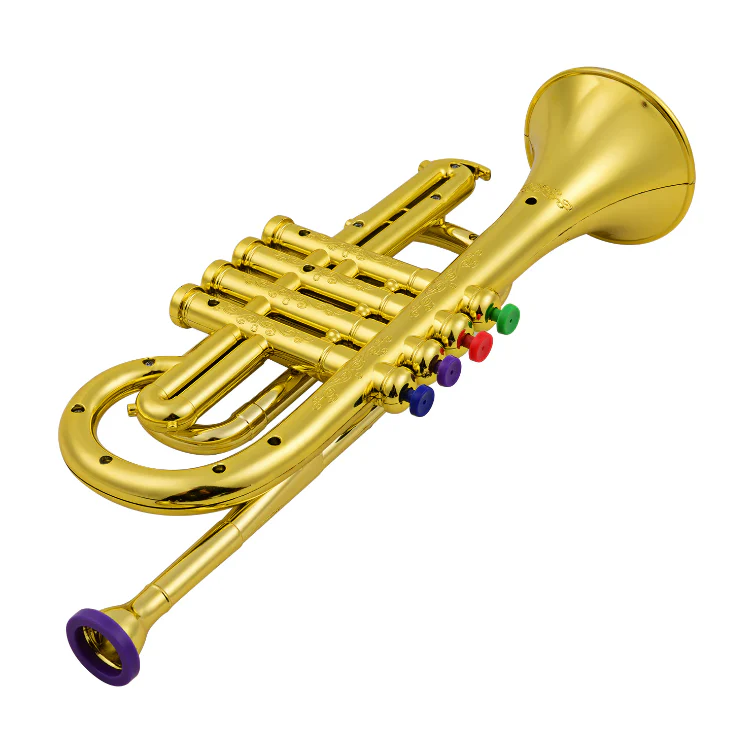Children’s Music Trumpet Toy with Colored Keys Educational Musical Toy - Image 2