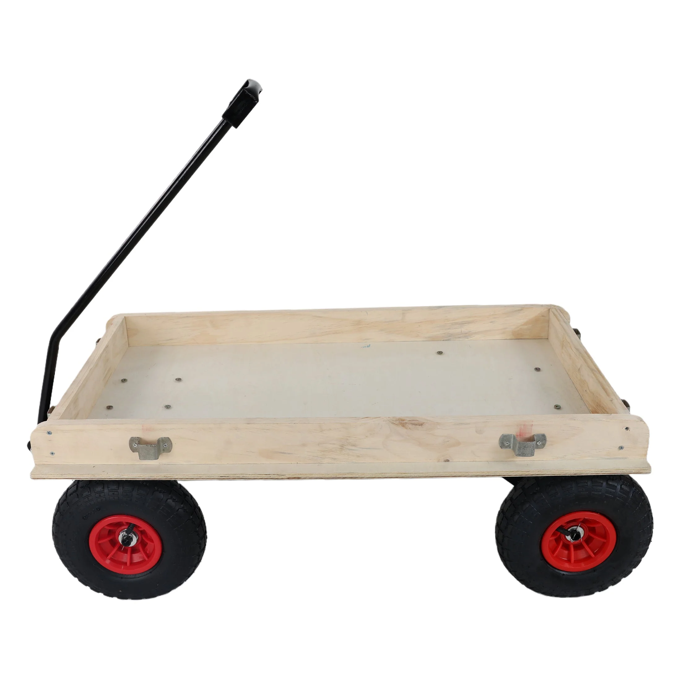 Children's and Garden Wooden Carriage with All-Terrain Inflatable Wheels - Image 27