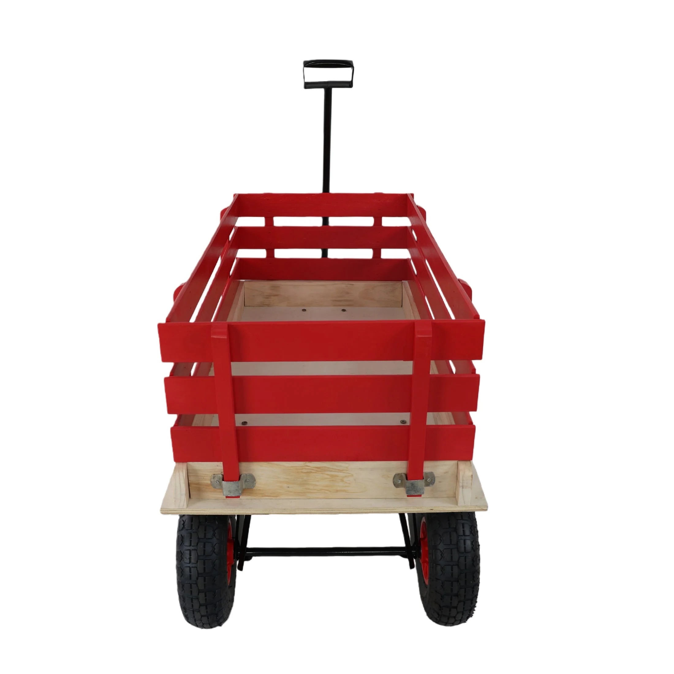 Children's and Garden Wooden Carriage with All-Terrain Inflatable Wheels - Image 30