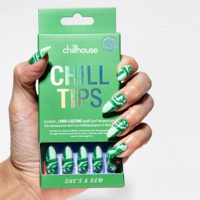 Chillhouse Chill Tips Press-On Fake Nails She’s a Gem 24ct - Image 4