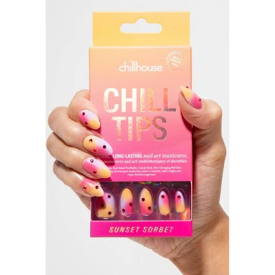 Chillhouse Chill Tips Press-On Fake Nails Sunset Sorbet 24ct - New - Image 3
