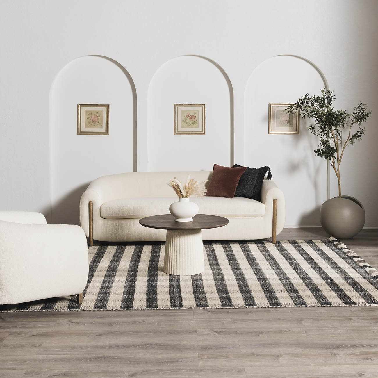Chilliwack Gray Plaid Wool Rug - Image 16