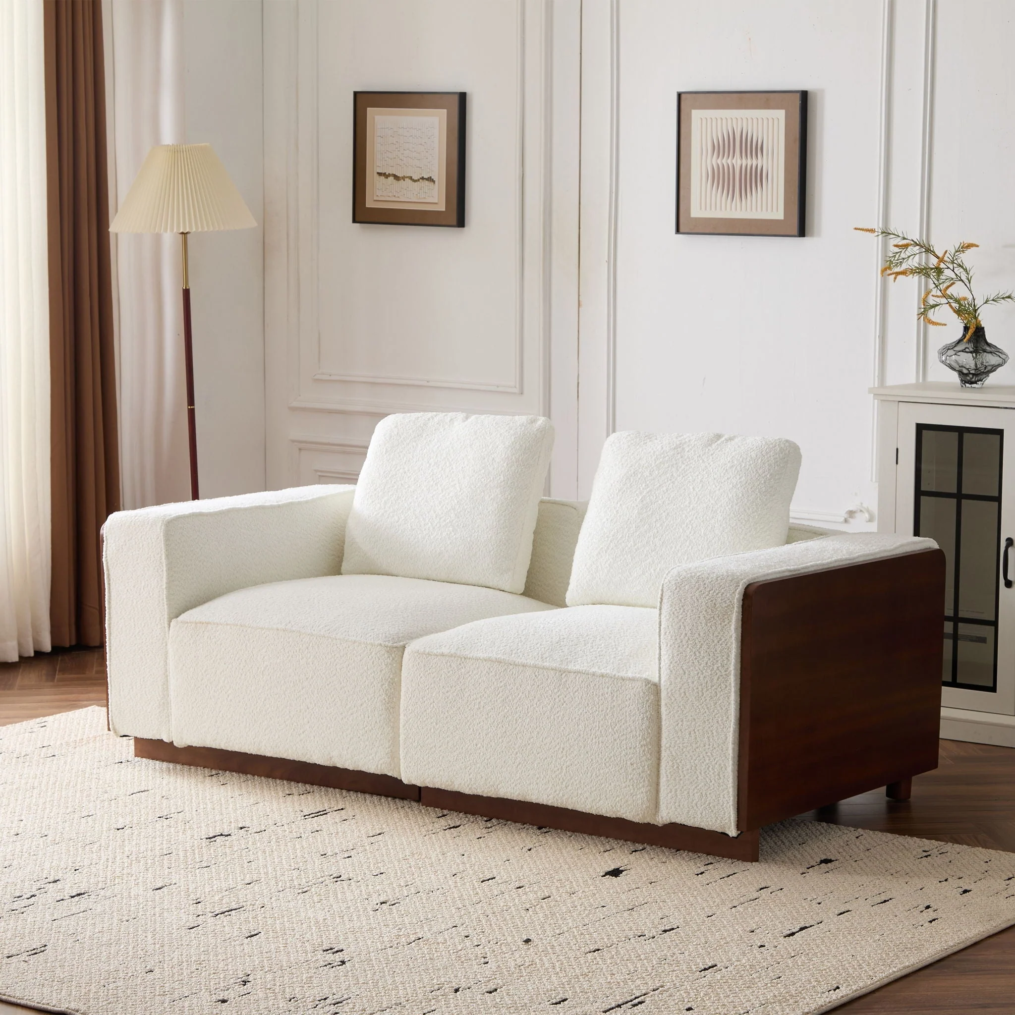 Chita Modular Sectional Sofa 2 Seater With Larger Seats - Beige - Image 4