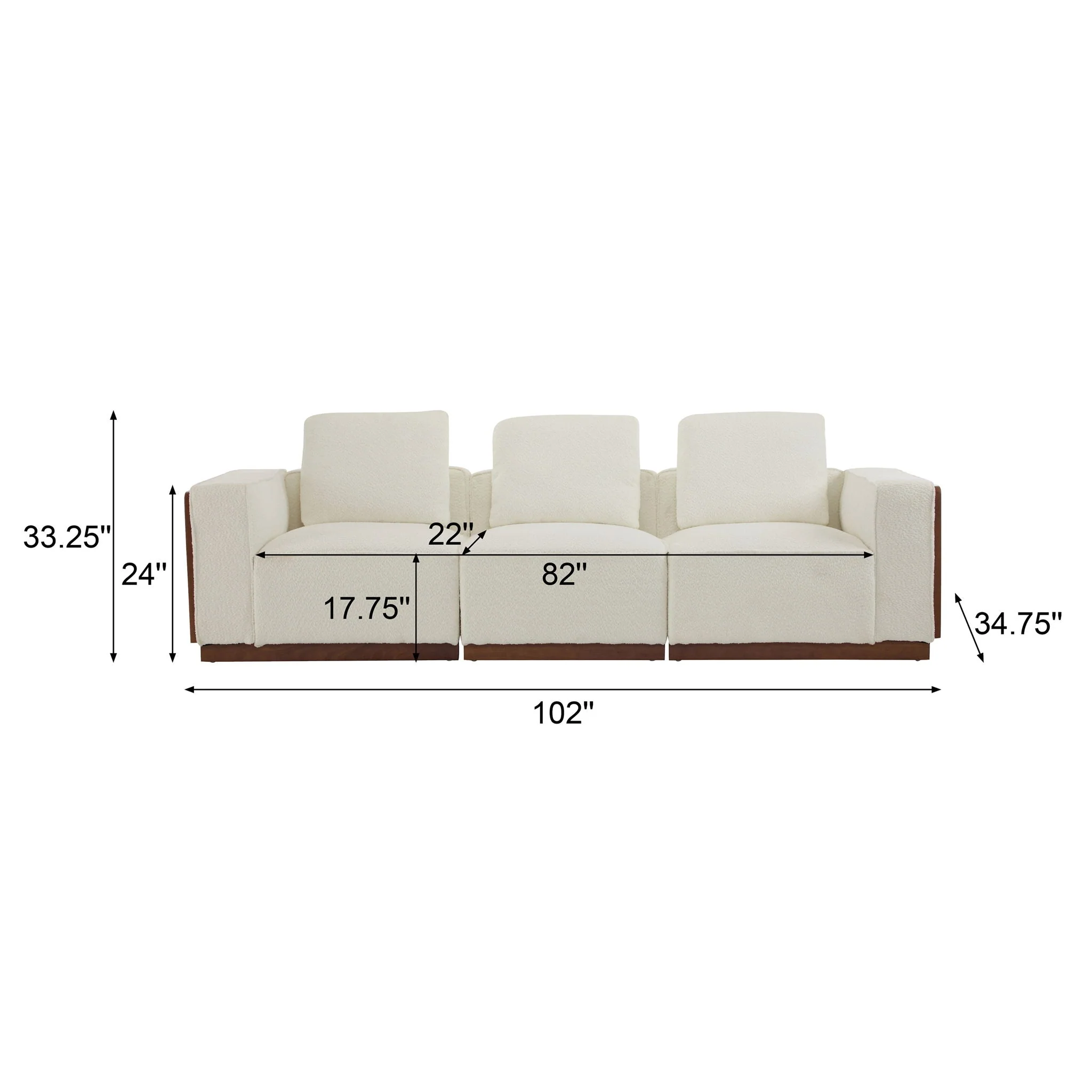 Chita Modular Sectional Sofa With Larger Seats - Image 5