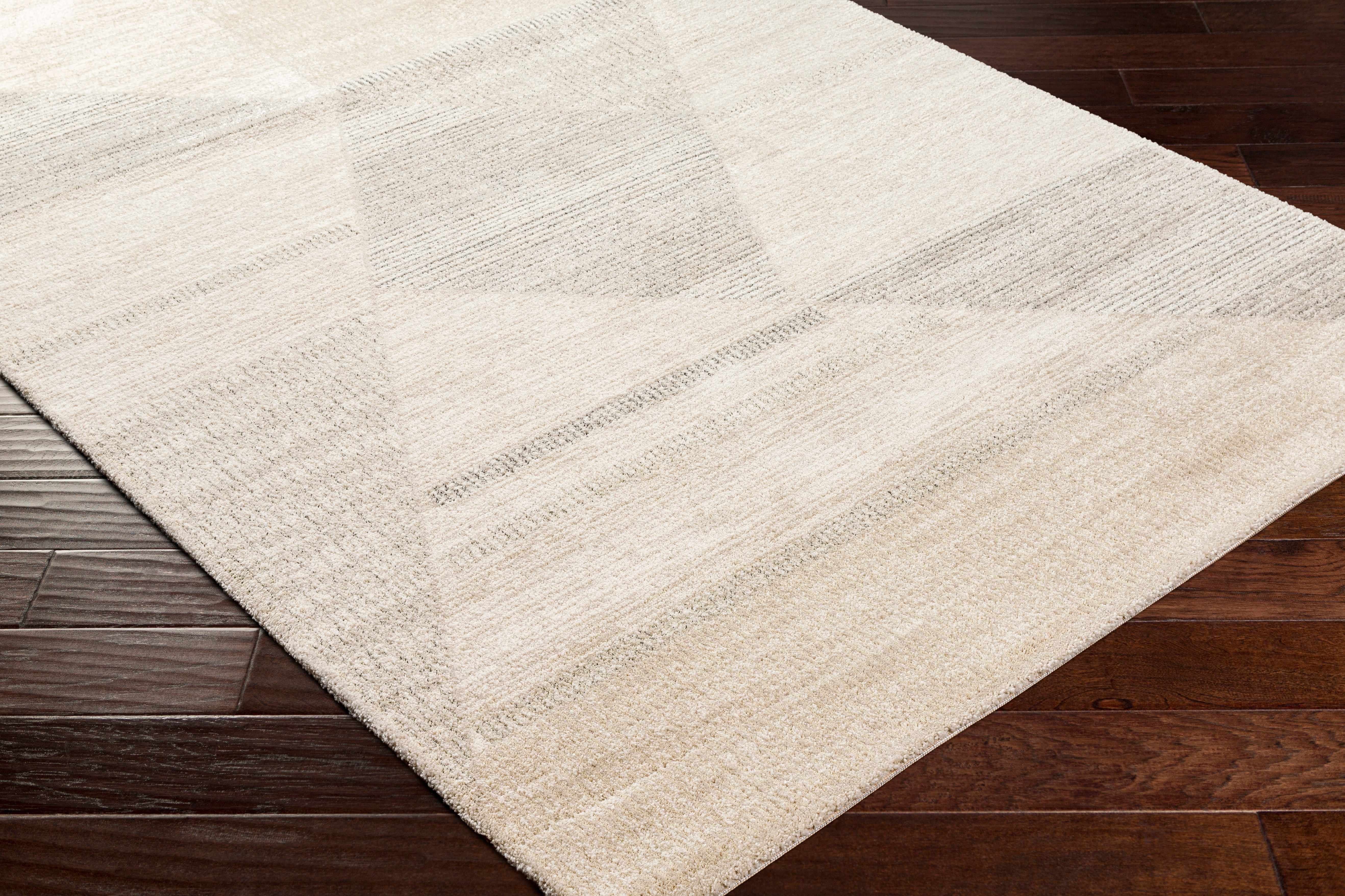 Chizu Geometric Neutral Luxe Rug - Image 6