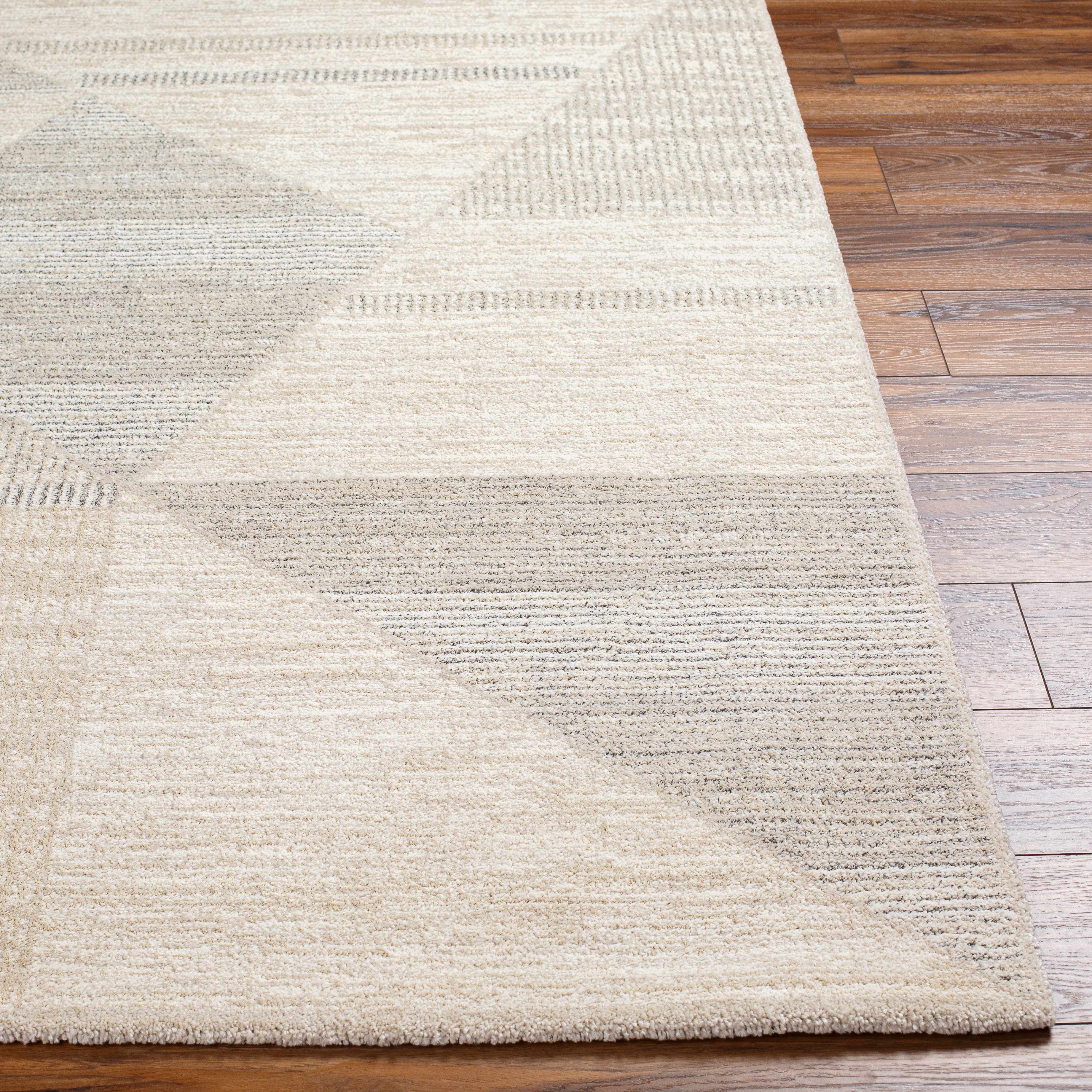 Chizu Geometric Neutral Luxe Rug - Image 7