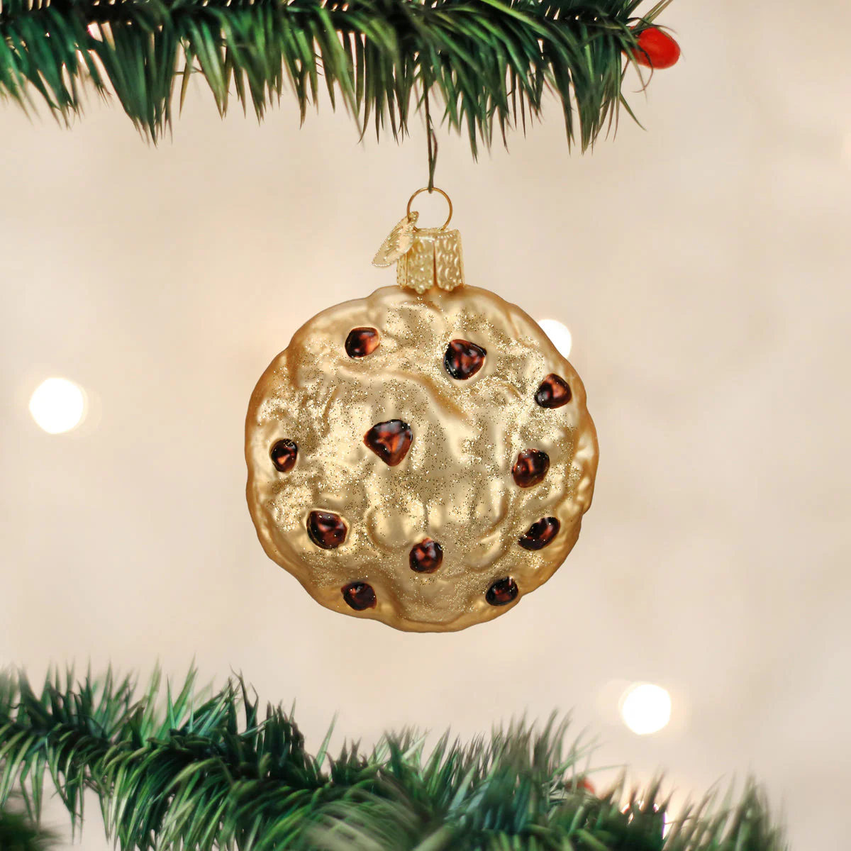 Chocolate Chip Cookie Christmas Ornament