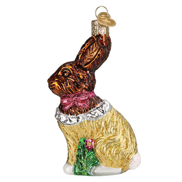 Chocolate Easter Bunny Ornament - Image 3