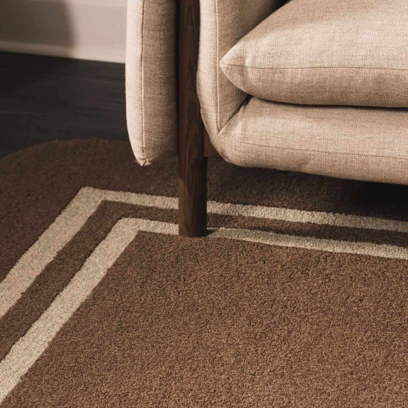 Chogan Chocolate Brown Area Rug - Image 10